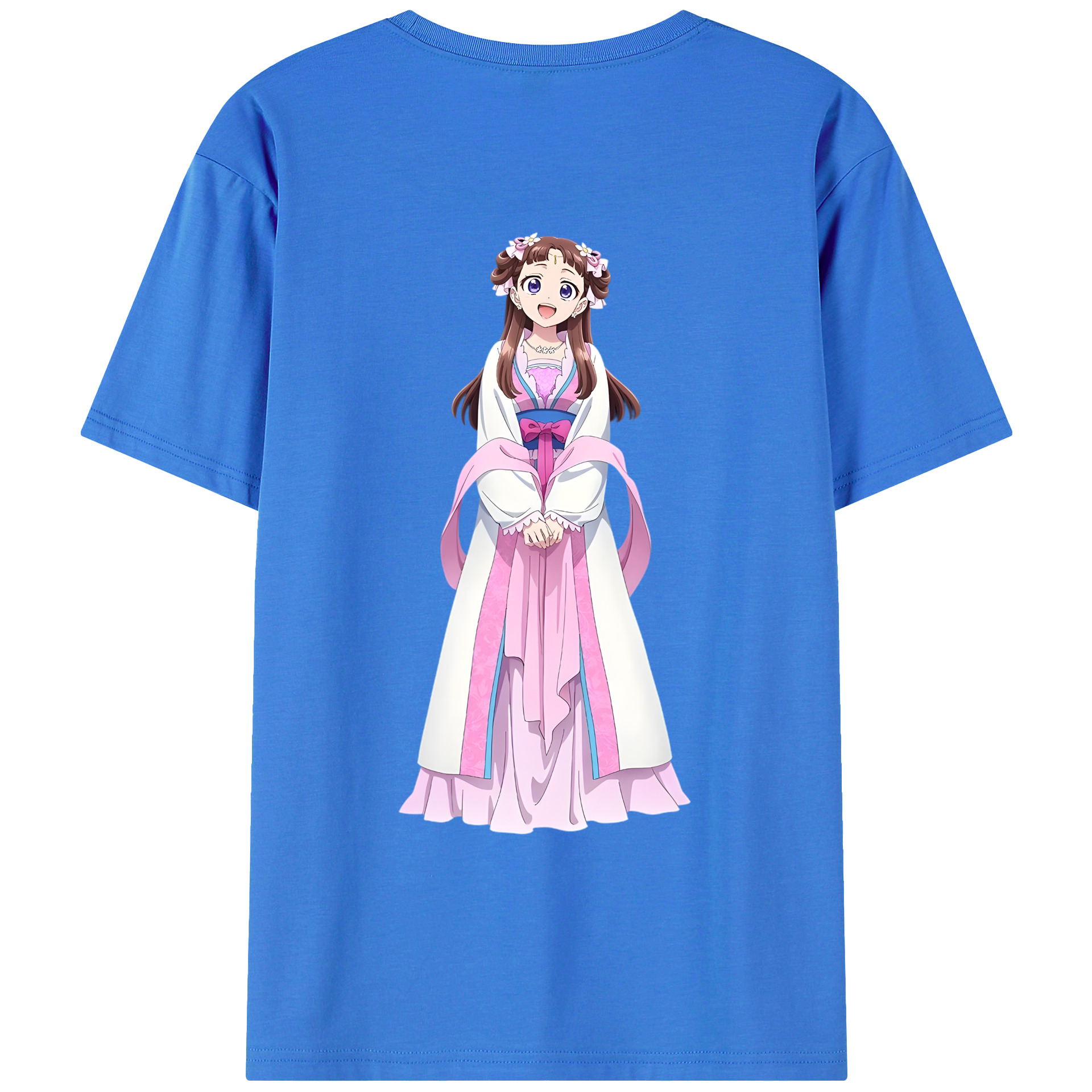 （画像用） 薬屋のひとりごと The Apothecary Diaries 綿100％ メンズ半袖Tシャツ（バックプリント） 通気性