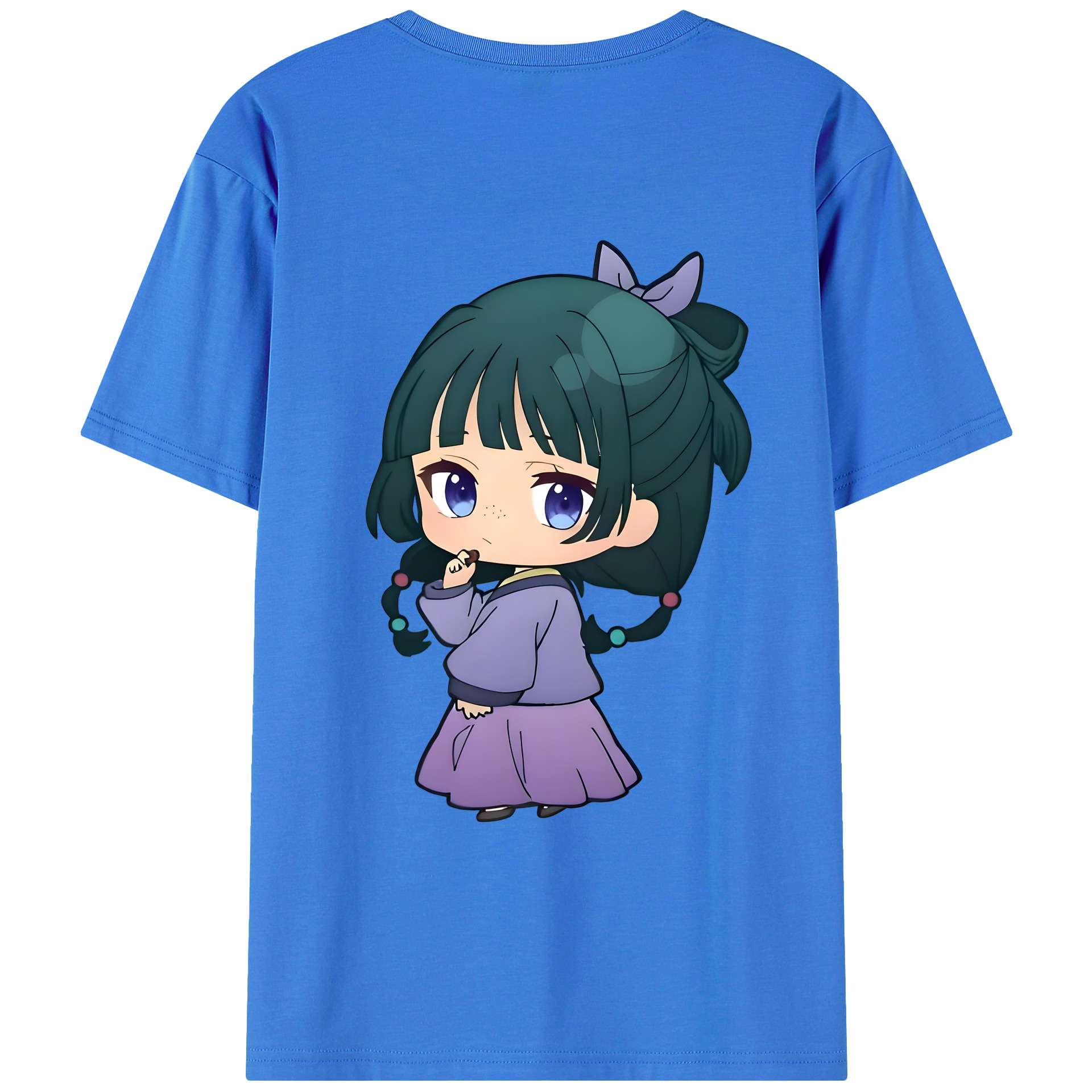 （画像用） 薬屋のひとりごと The Apothecary Diaries 綿100％ メンズ半袖Tシャツ（バックプリント） 通気性