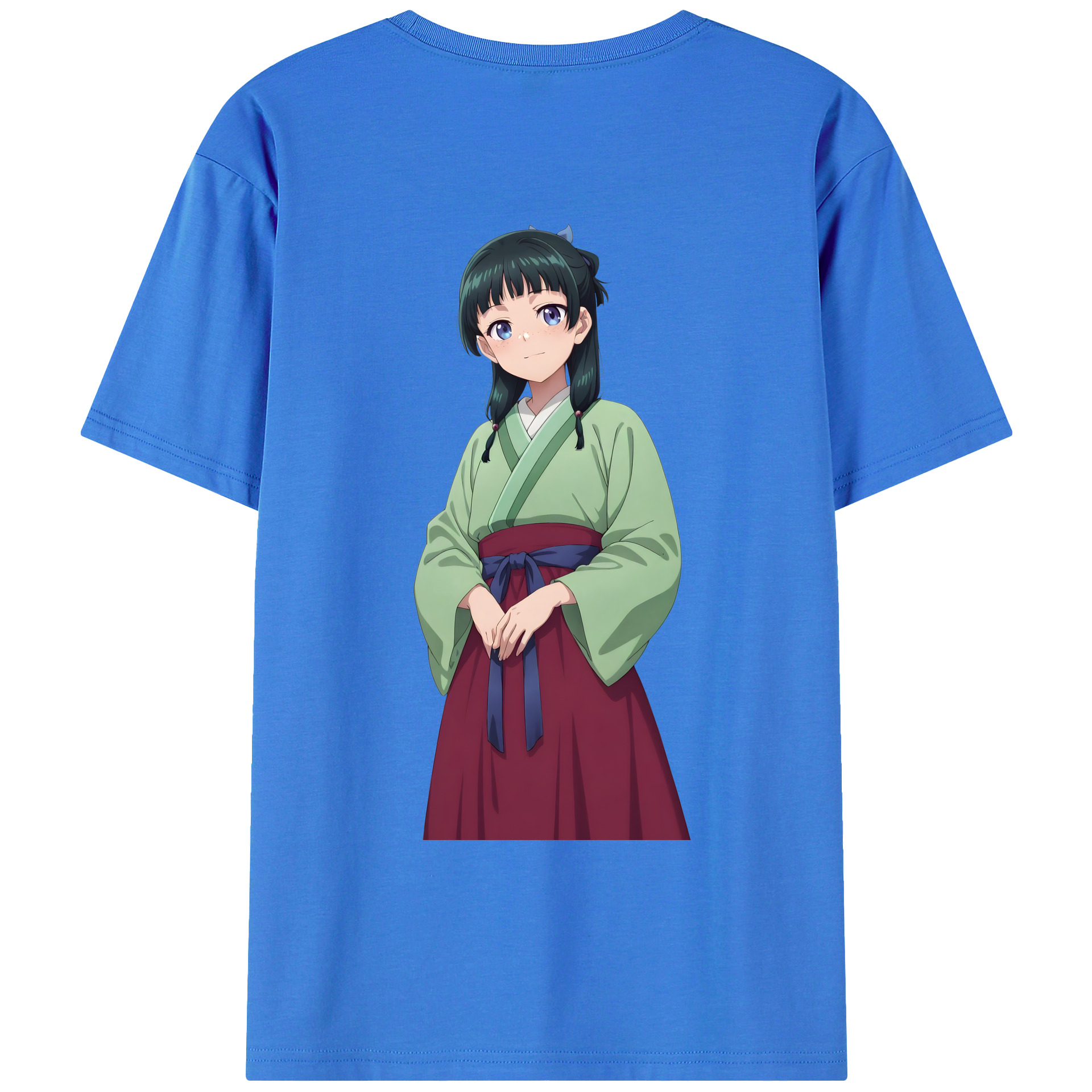 （画像用） 薬屋のひとりごと The Apothecary Diaries 綿100％ メンズ半袖Tシャツ（バックプリント） 通気性