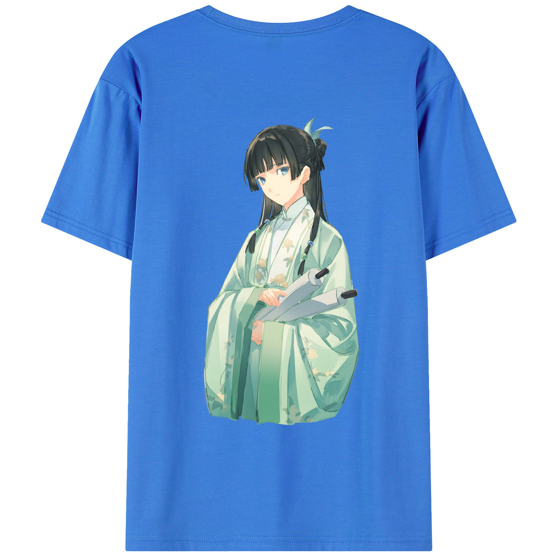 （画像用） 薬屋のひとりごと The Apothecary Diaries 綿100％ メンズ半袖Tシャツ（バックプリント） 通気性