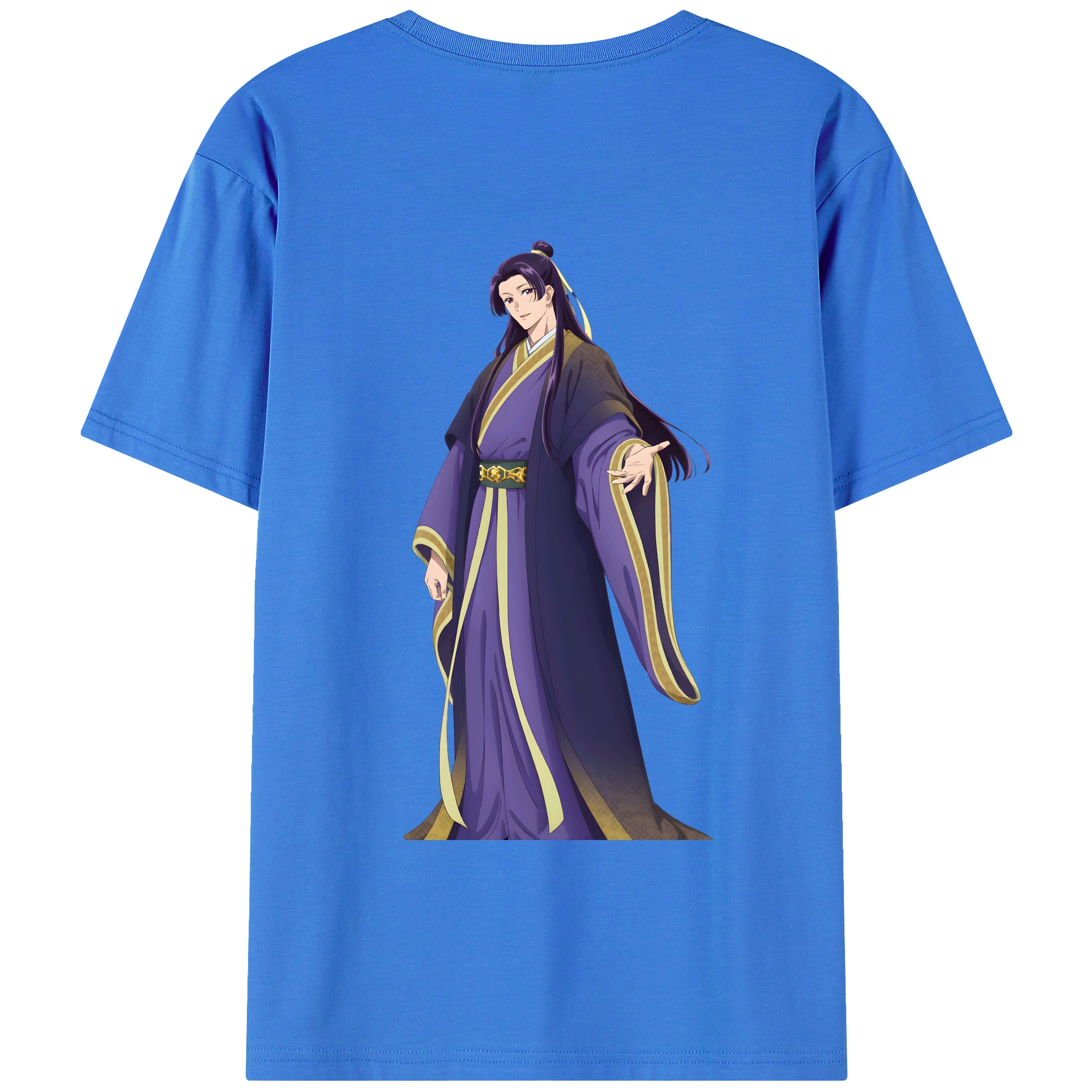 （画像用） 薬屋のひとりごと The Apothecary Diaries 綿100％ メンズ半袖Tシャツ（バックプリント） 通気性