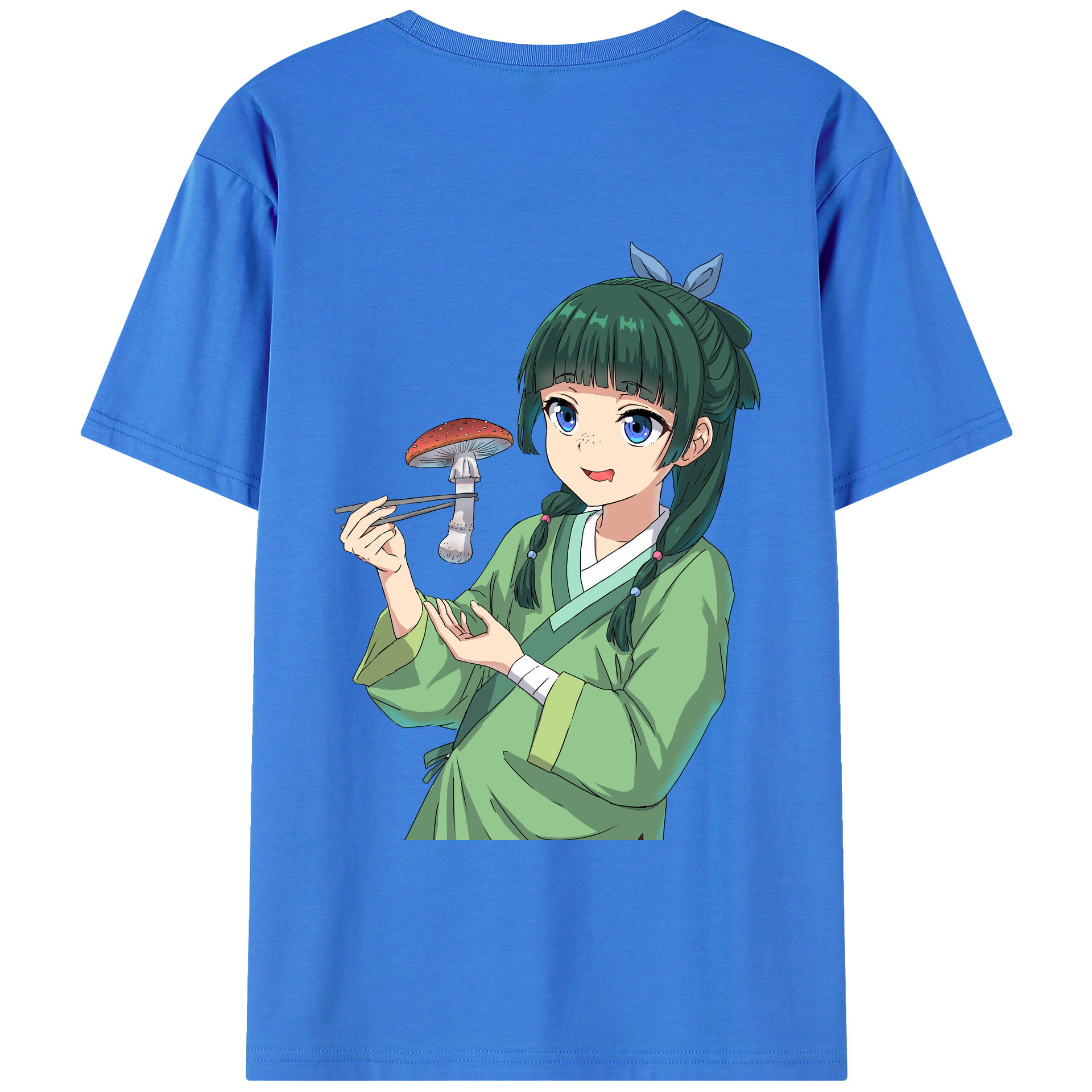 （画像用） 薬屋のひとりごと The Apothecary Diaries 綿100％ メンズ半袖Tシャツ（バックプリント） 通気性