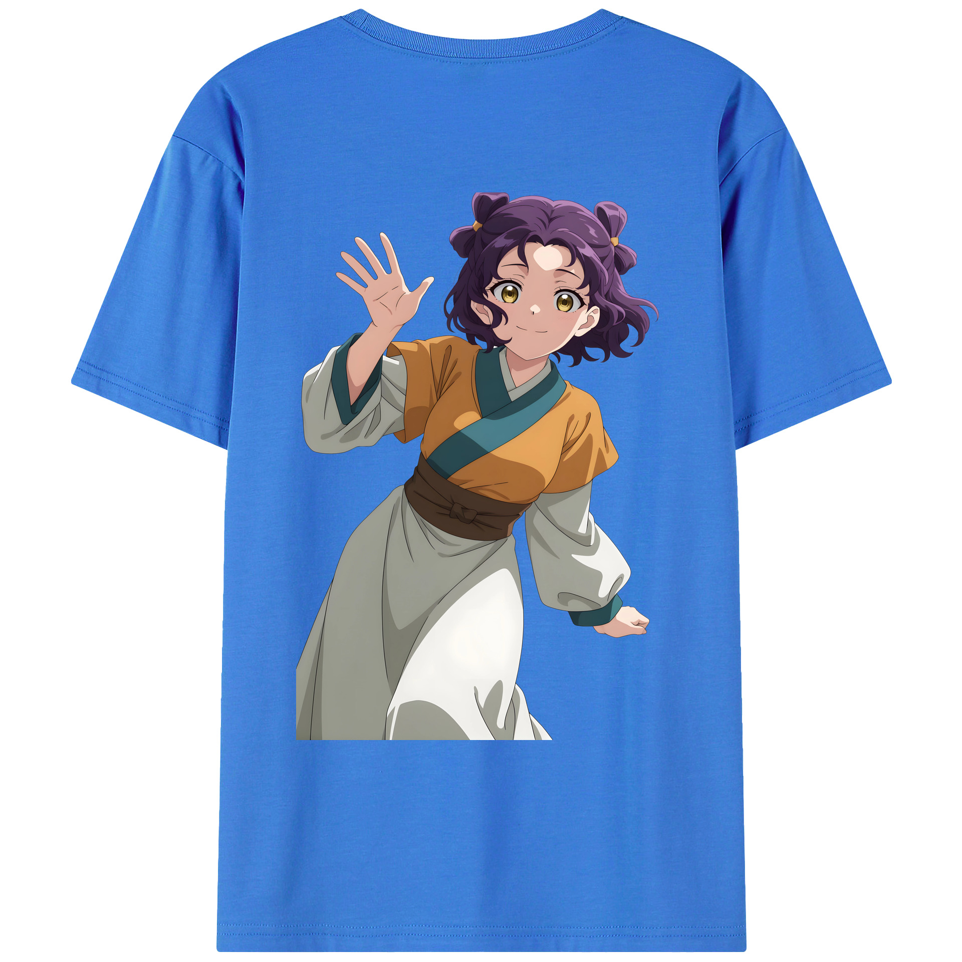 （画像用） 薬屋のひとりごと The Apothecary Diaries 綿100％ メンズ半袖Tシャツ（バックプリント） 通気性