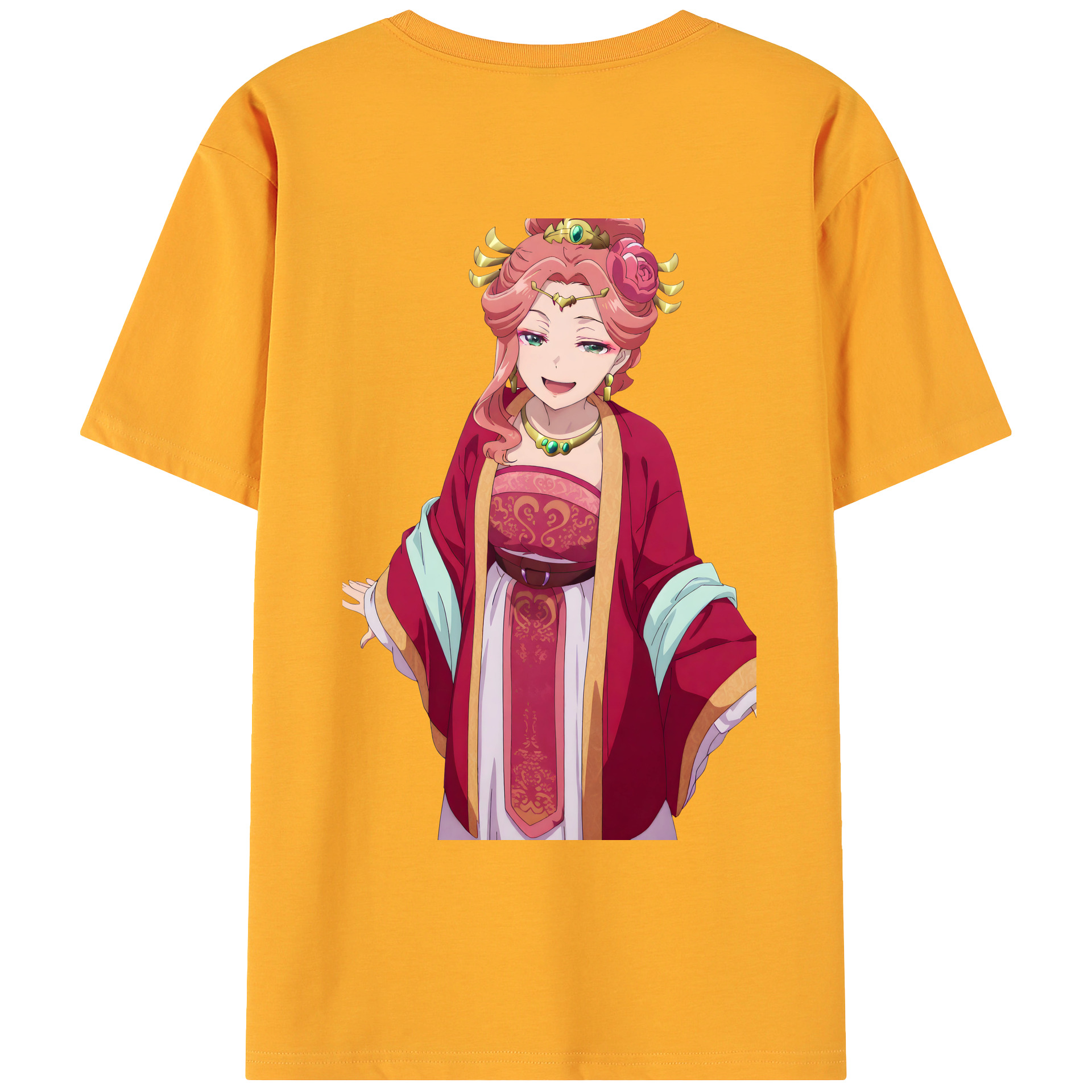 （画像用） 薬屋のひとりごと The Apothecary Diaries 綿100％ メンズ半袖Tシャツ（バックプリント） 通気性