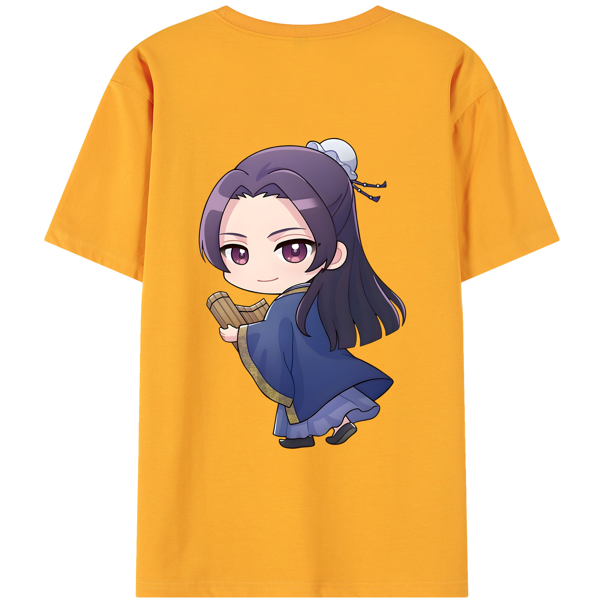 （画像用） 薬屋のひとりごと The Apothecary Diaries 綿100％ メンズ半袖Tシャツ（バックプリント） 通気性