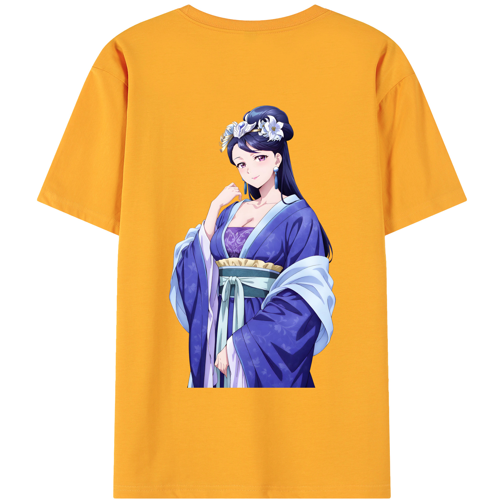 （画像用） 薬屋のひとりごと The Apothecary Diaries 綿100％ メンズ半袖Tシャツ（バックプリント） 通気性