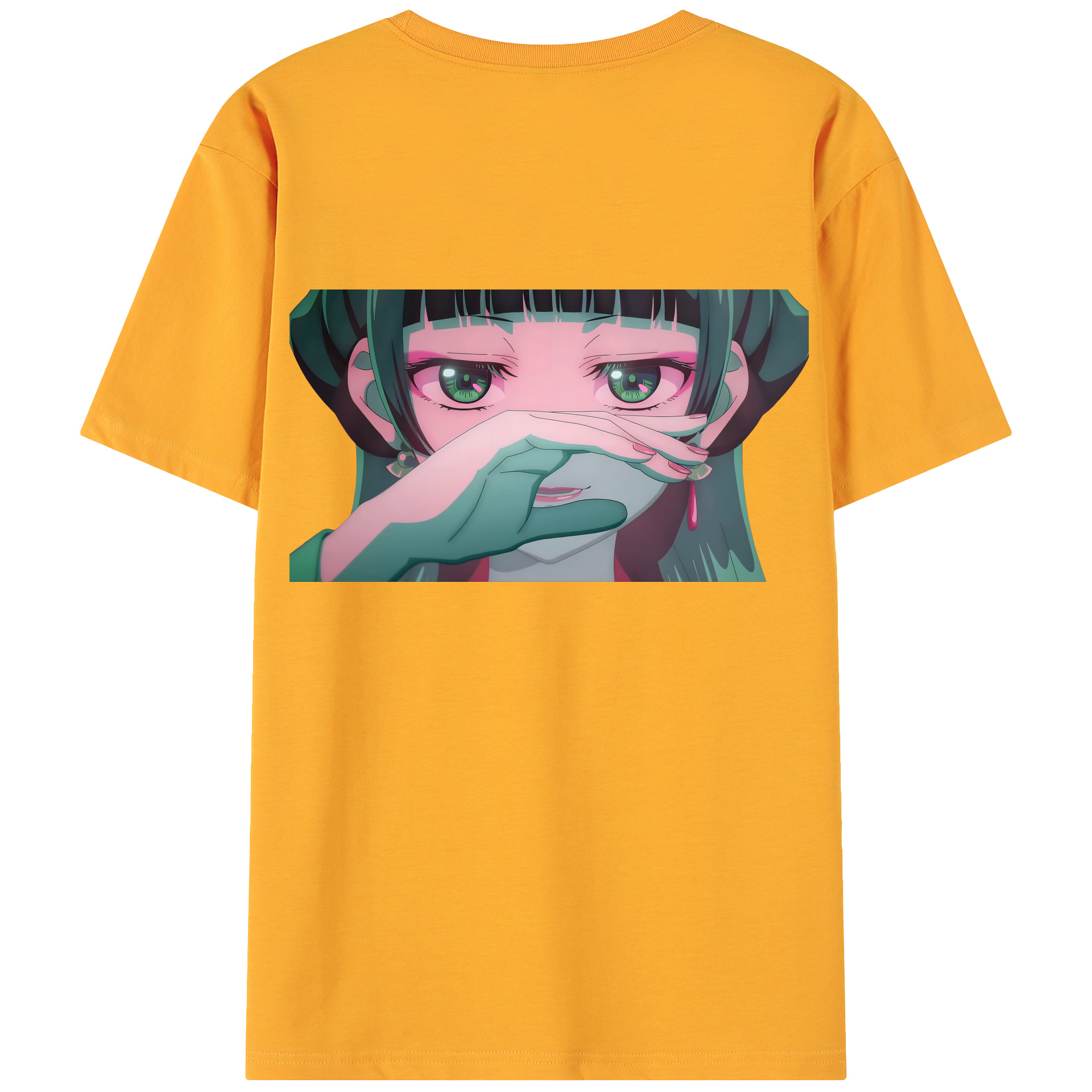 （画像用） 薬屋のひとりごと The Apothecary Diaries 綿100％ メンズ半袖Tシャツ（バックプリント） 通気性