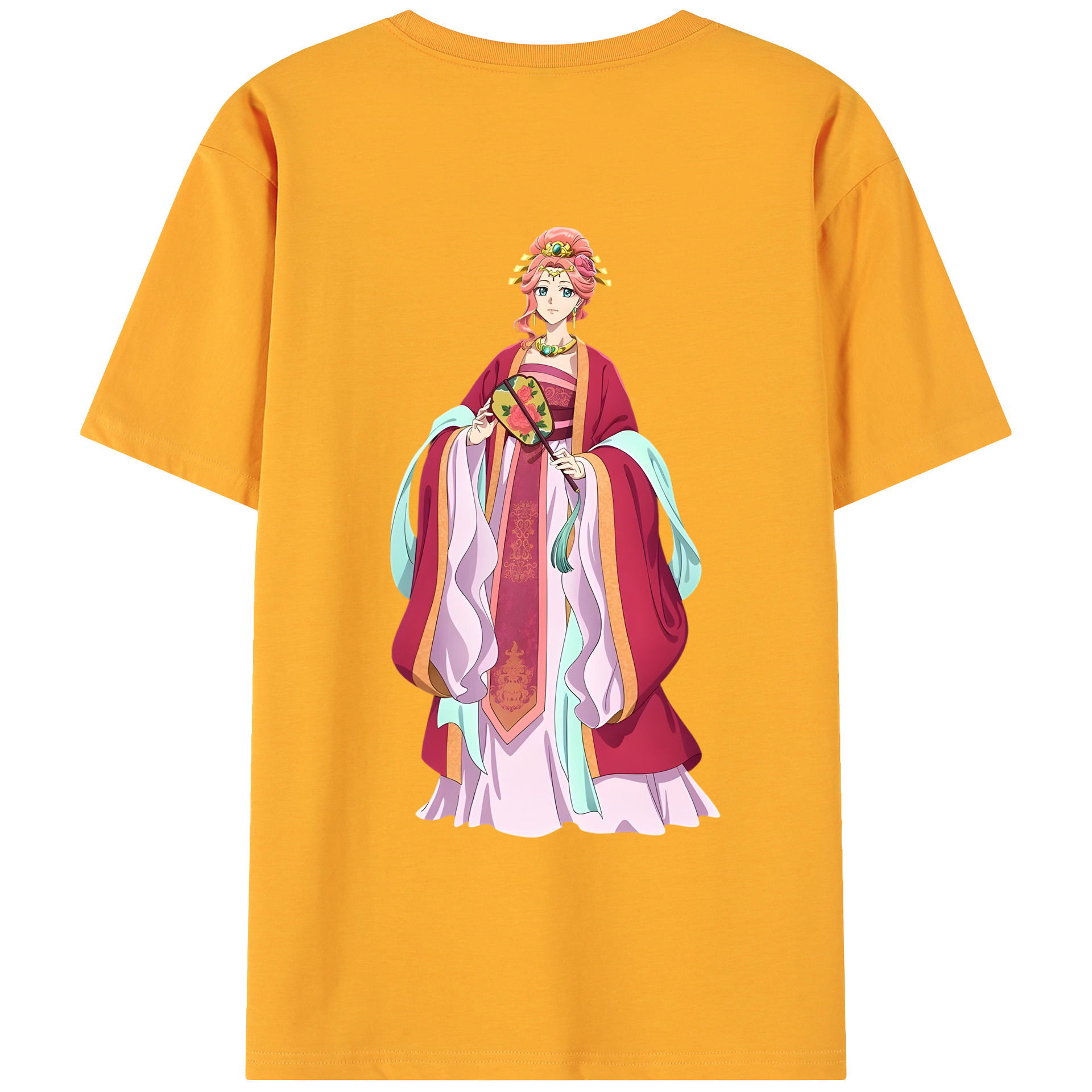 （画像用） 薬屋のひとりごと The Apothecary Diaries 綿100％ メンズ半袖Tシャツ（バックプリント） 通気性