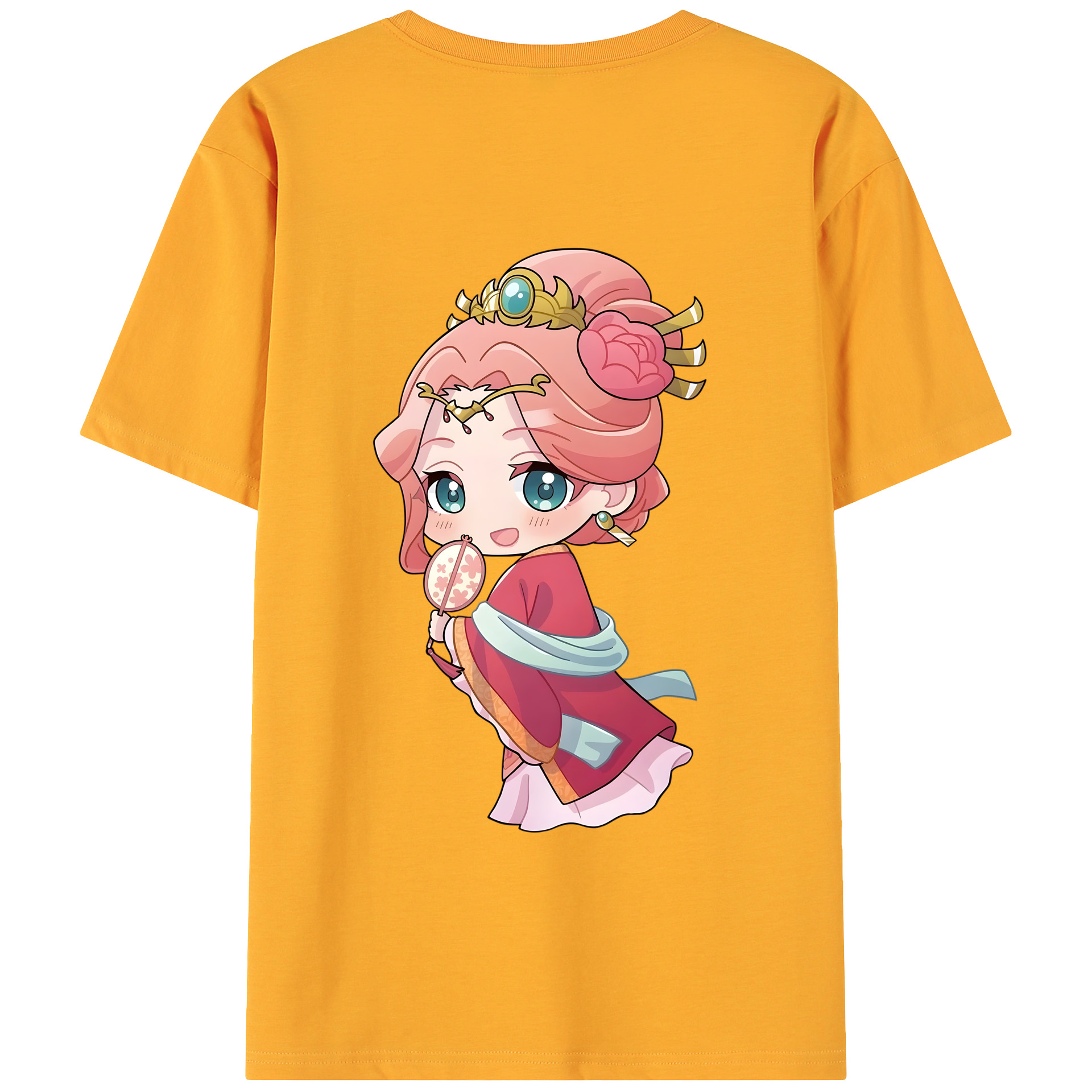 （画像用） 薬屋のひとりごと The Apothecary Diaries 綿100％ メンズ半袖Tシャツ（バックプリント） 通気性