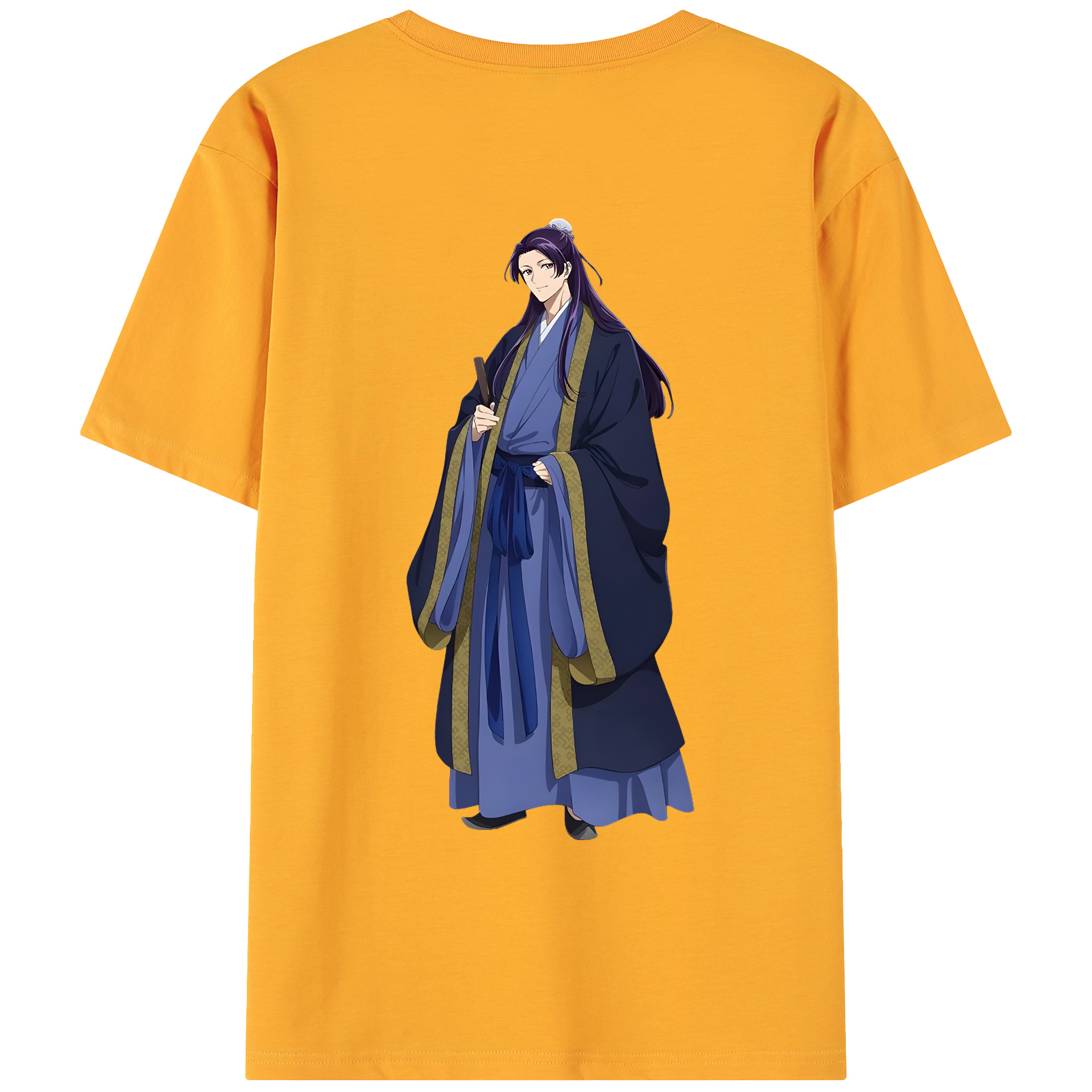 （画像用） 薬屋のひとりごと The Apothecary Diaries 綿100％ メンズ半袖Tシャツ（バックプリント） 通気性