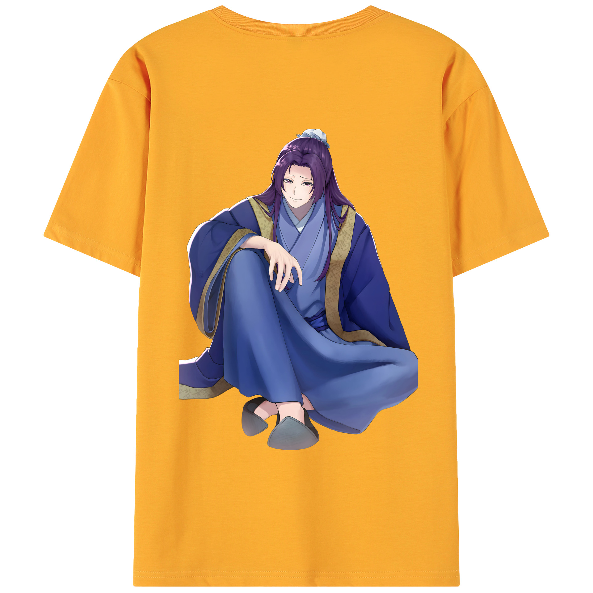 （画像用） 薬屋のひとりごと The Apothecary Diaries 綿100％ メンズ半袖Tシャツ（バックプリント） 通気性