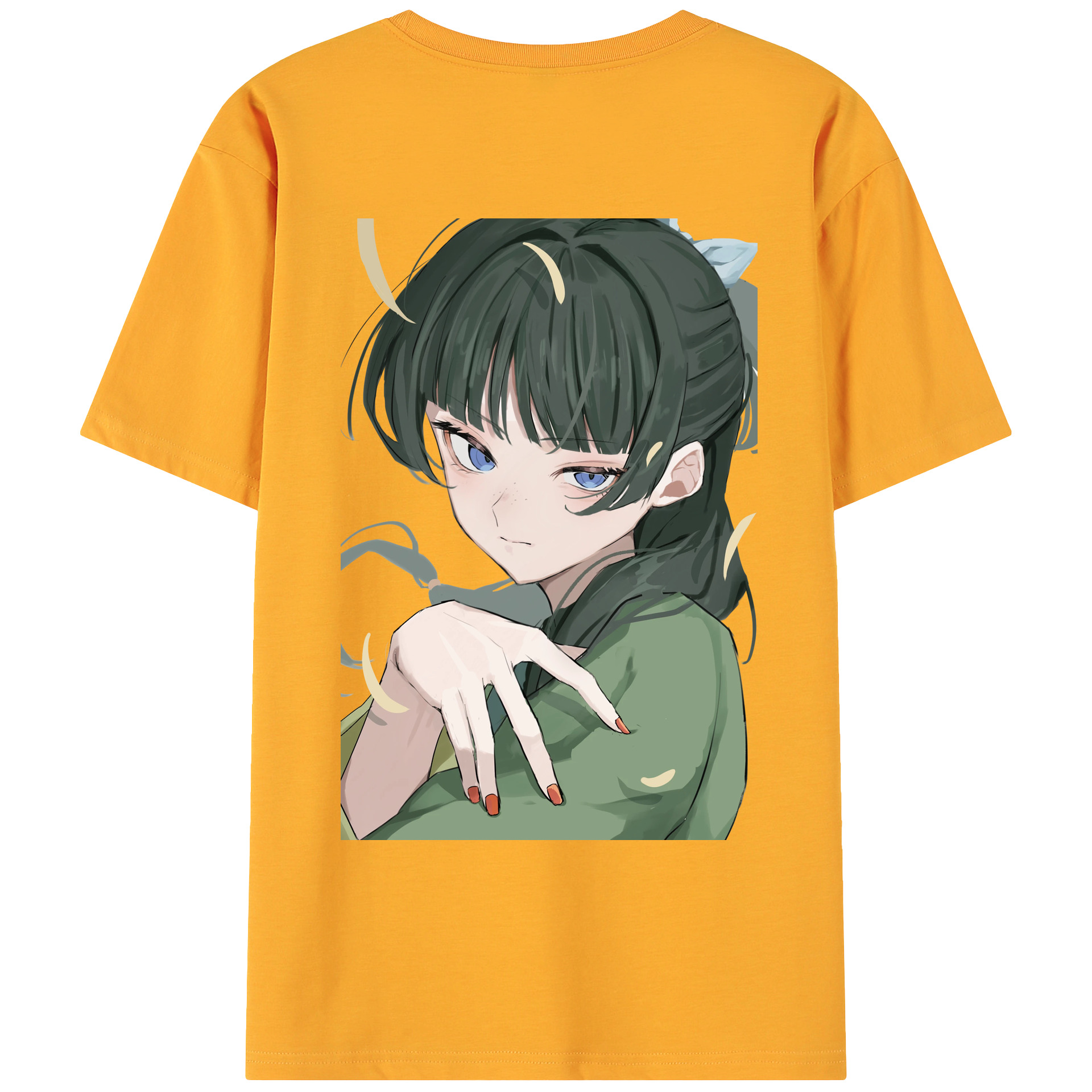 （画像用） 薬屋のひとりごと The Apothecary Diaries 綿100％ メンズ半袖Tシャツ（バックプリント） 通気性