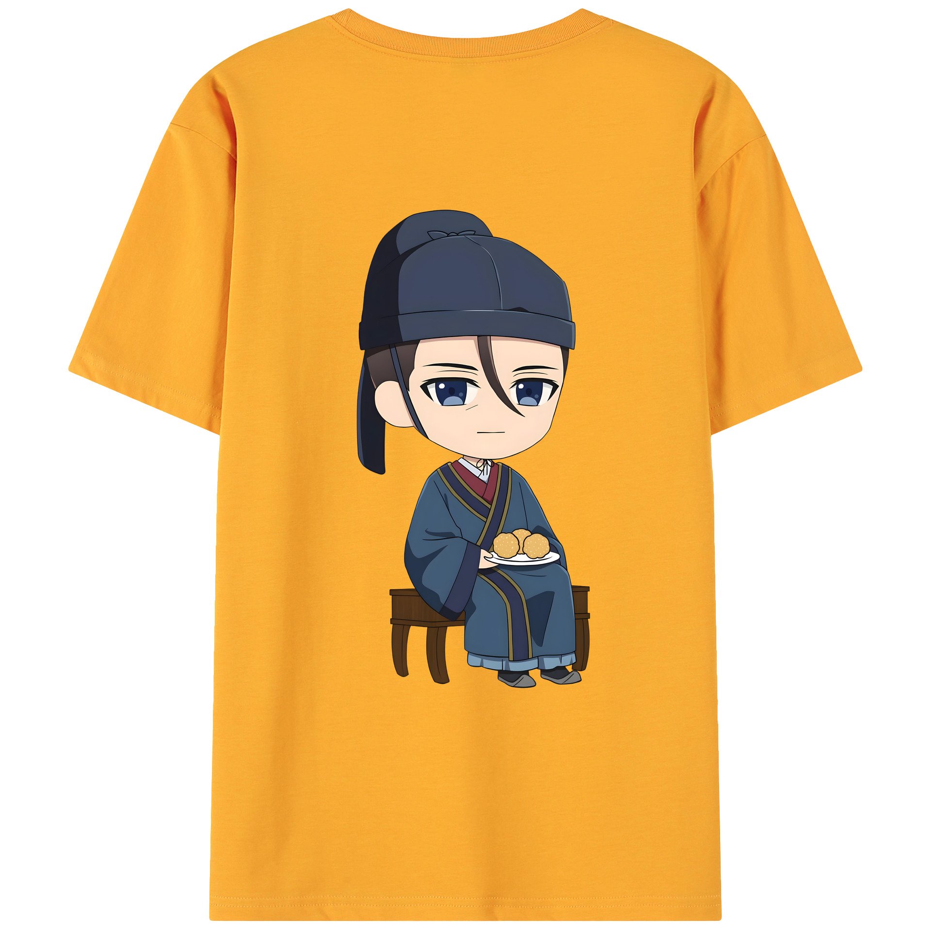（画像用） 薬屋のひとりごと The Apothecary Diaries 綿100％ メンズ半袖Tシャツ（バックプリント） 通気性