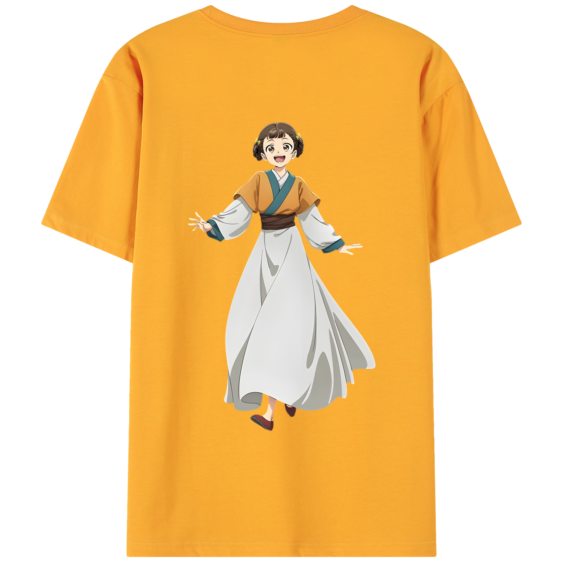 （画像用） 薬屋のひとりごと The Apothecary Diaries 綿100％ メンズ半袖Tシャツ（バックプリント） 通気性