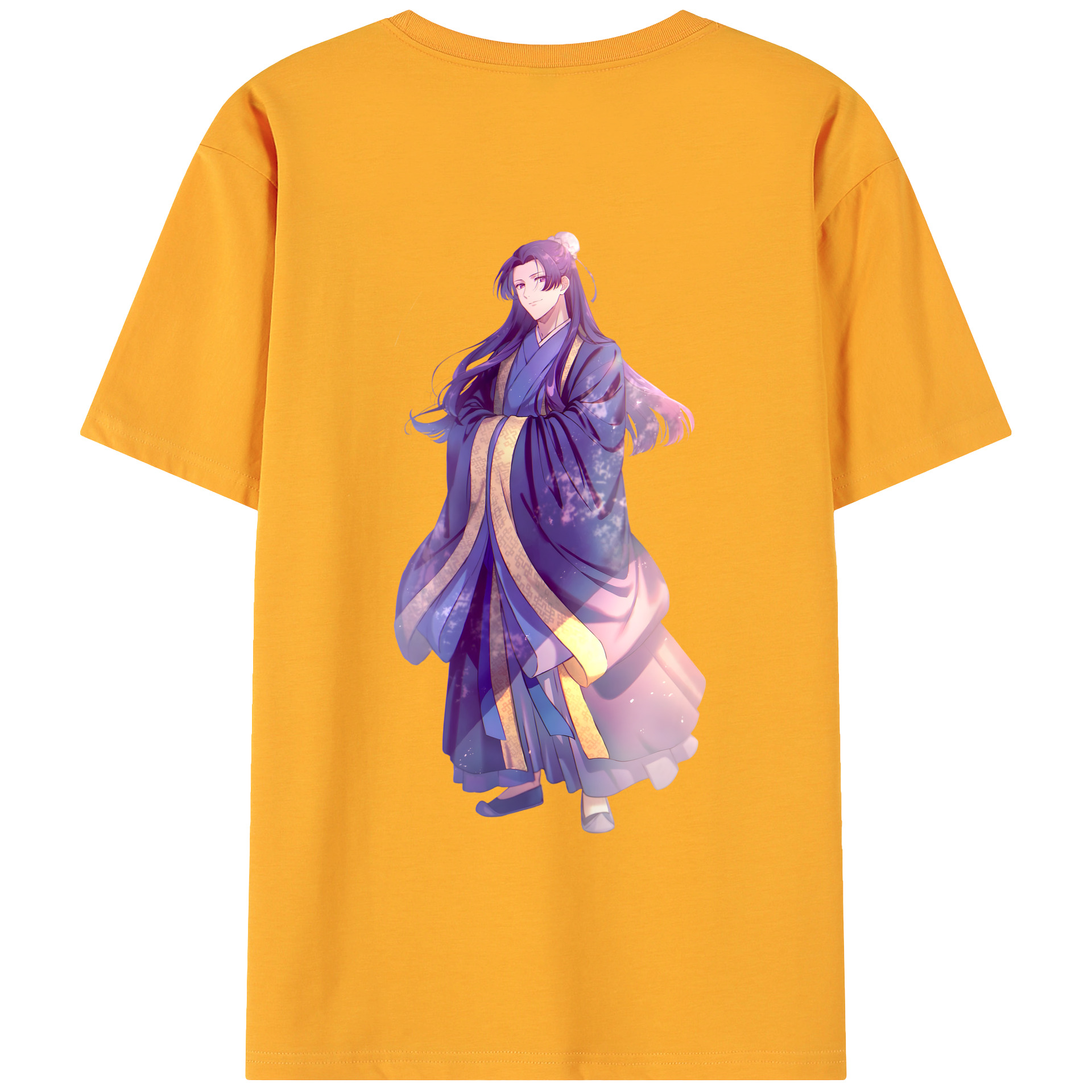 （画像用） 薬屋のひとりごと The Apothecary Diaries 綿100％ メンズ半袖Tシャツ（バックプリント） 通気性