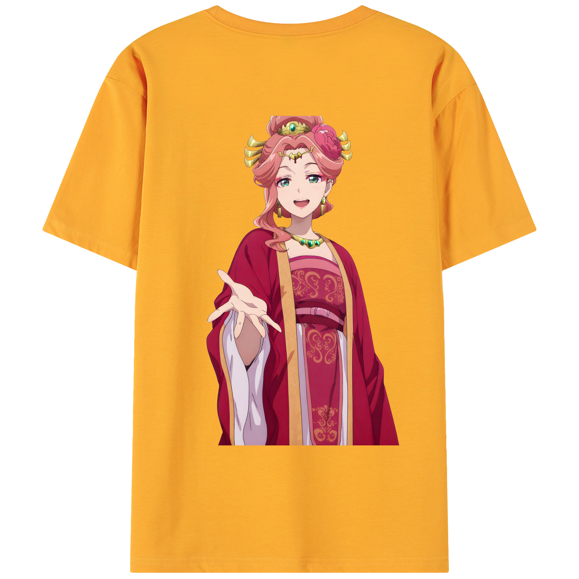 （画像用） 薬屋のひとりごと The Apothecary Diaries 綿100％ メンズ半袖Tシャツ（バックプリント） 通気性