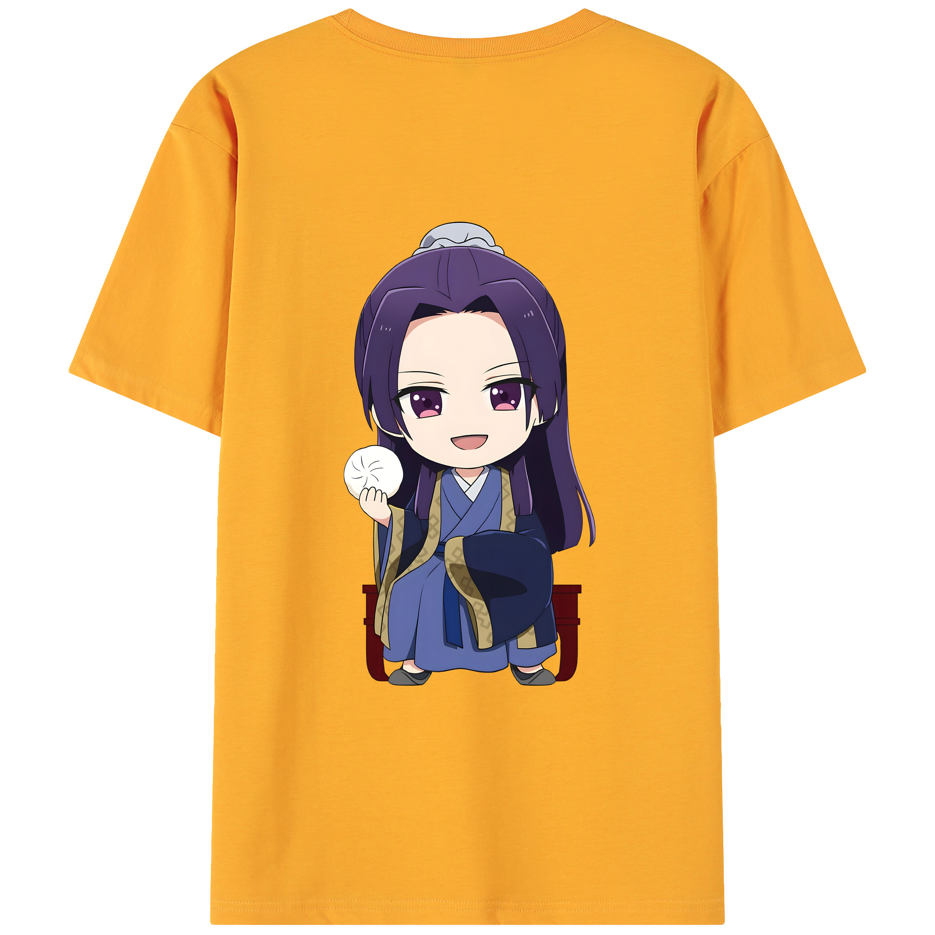 （画像用） 薬屋のひとりごと The Apothecary Diaries 綿100％ メンズ半袖Tシャツ（バックプリント） 通気性