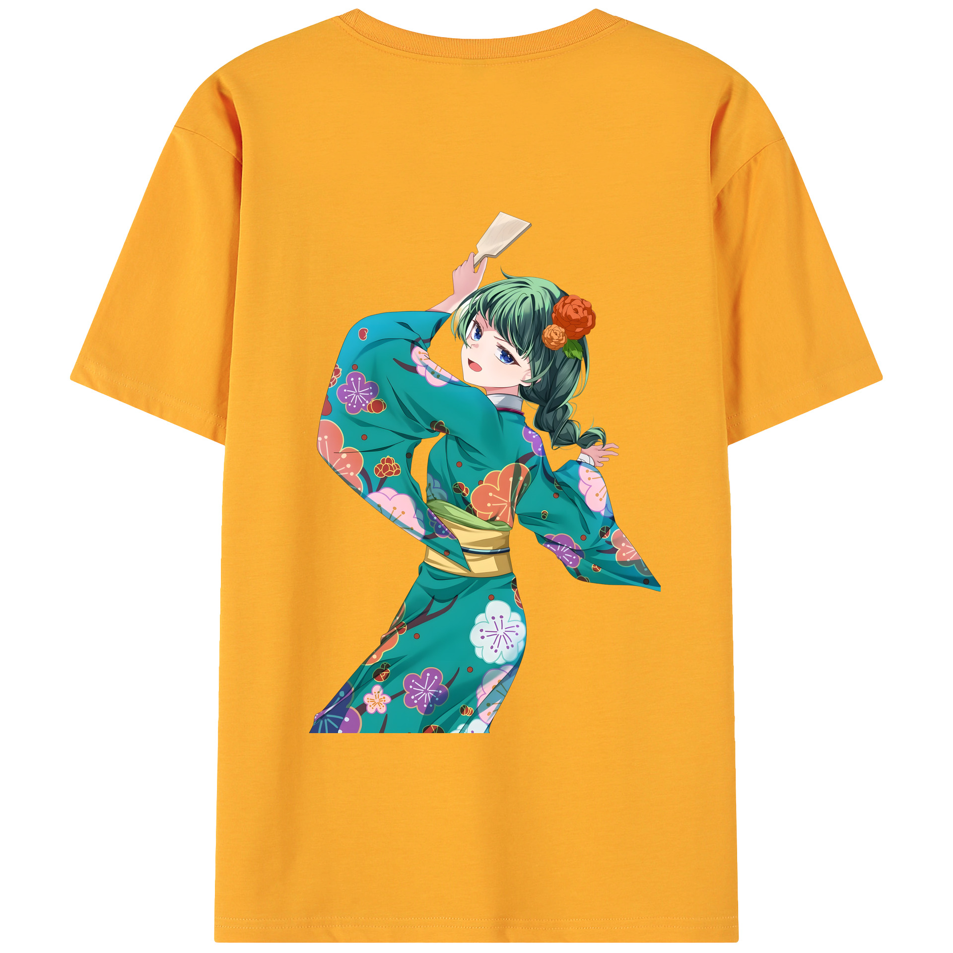 （画像用） 薬屋のひとりごと The Apothecary Diaries 綿100％ メンズ半袖Tシャツ（バックプリント） 通気性