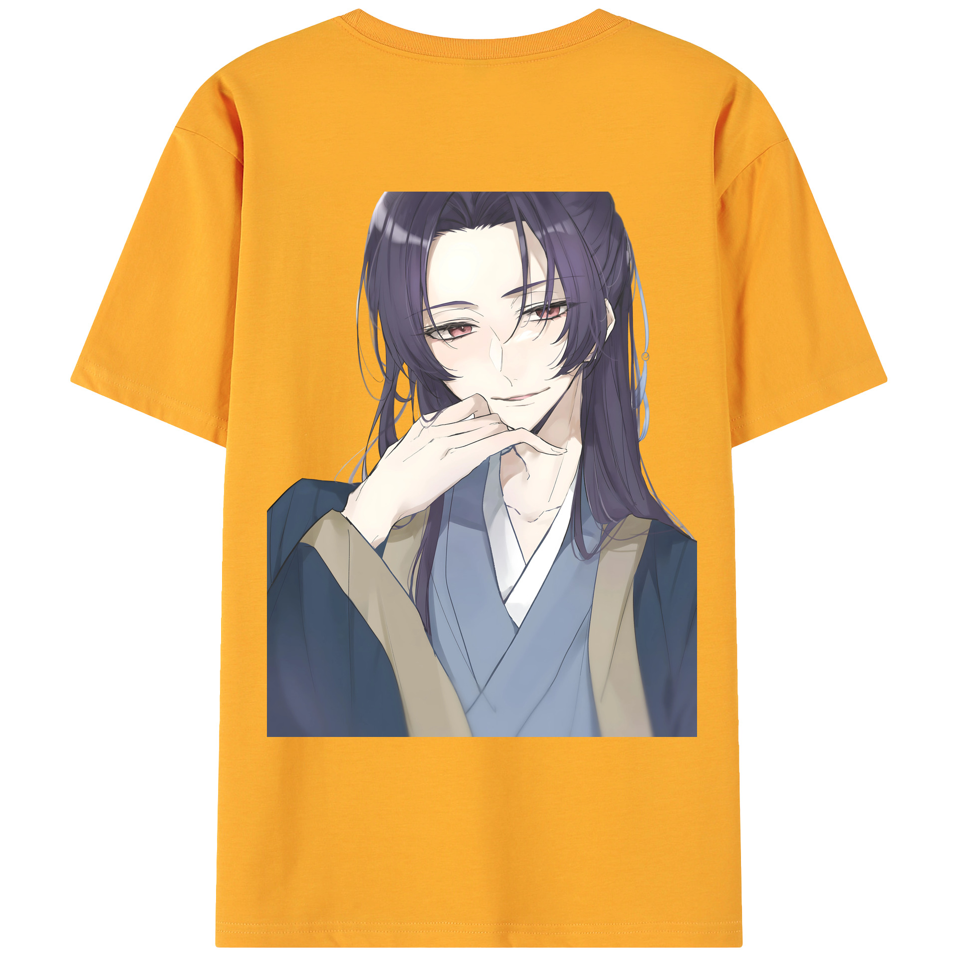 （画像用） 薬屋のひとりごと The Apothecary Diaries 綿100％ メンズ半袖Tシャツ（バックプリント） 通気性