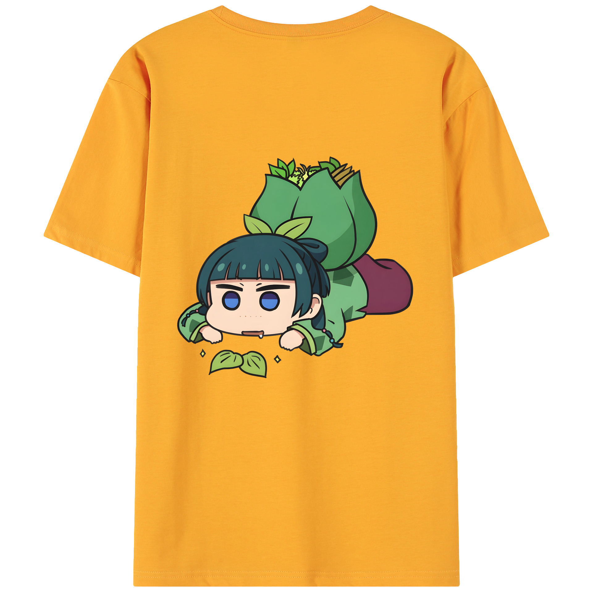 （画像用） 薬屋のひとりごと The Apothecary Diaries 綿100％ メンズ半袖Tシャツ（バックプリント） 通気性