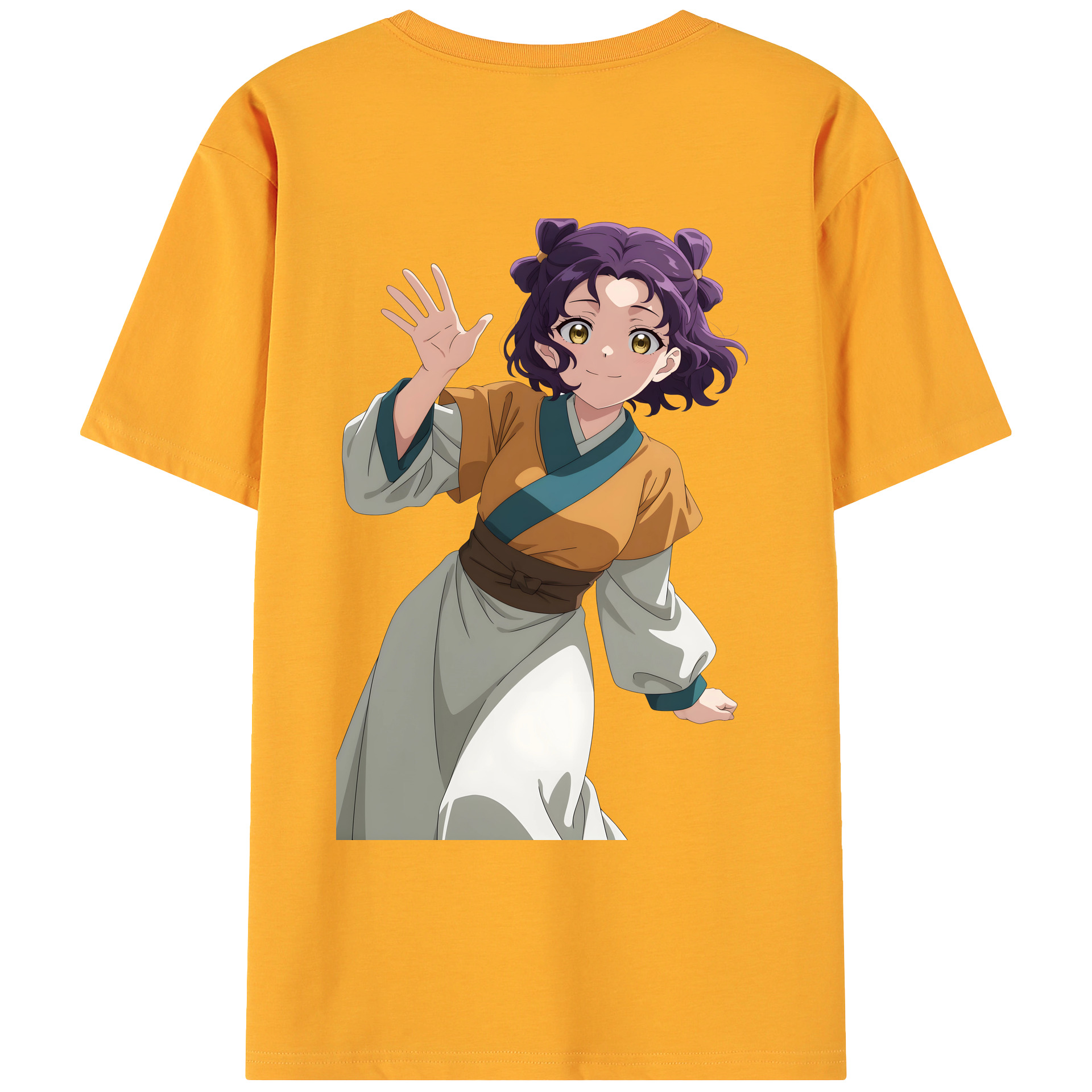 （画像用） 薬屋のひとりごと The Apothecary Diaries 綿100％ メンズ半袖Tシャツ（バックプリント） 通気性