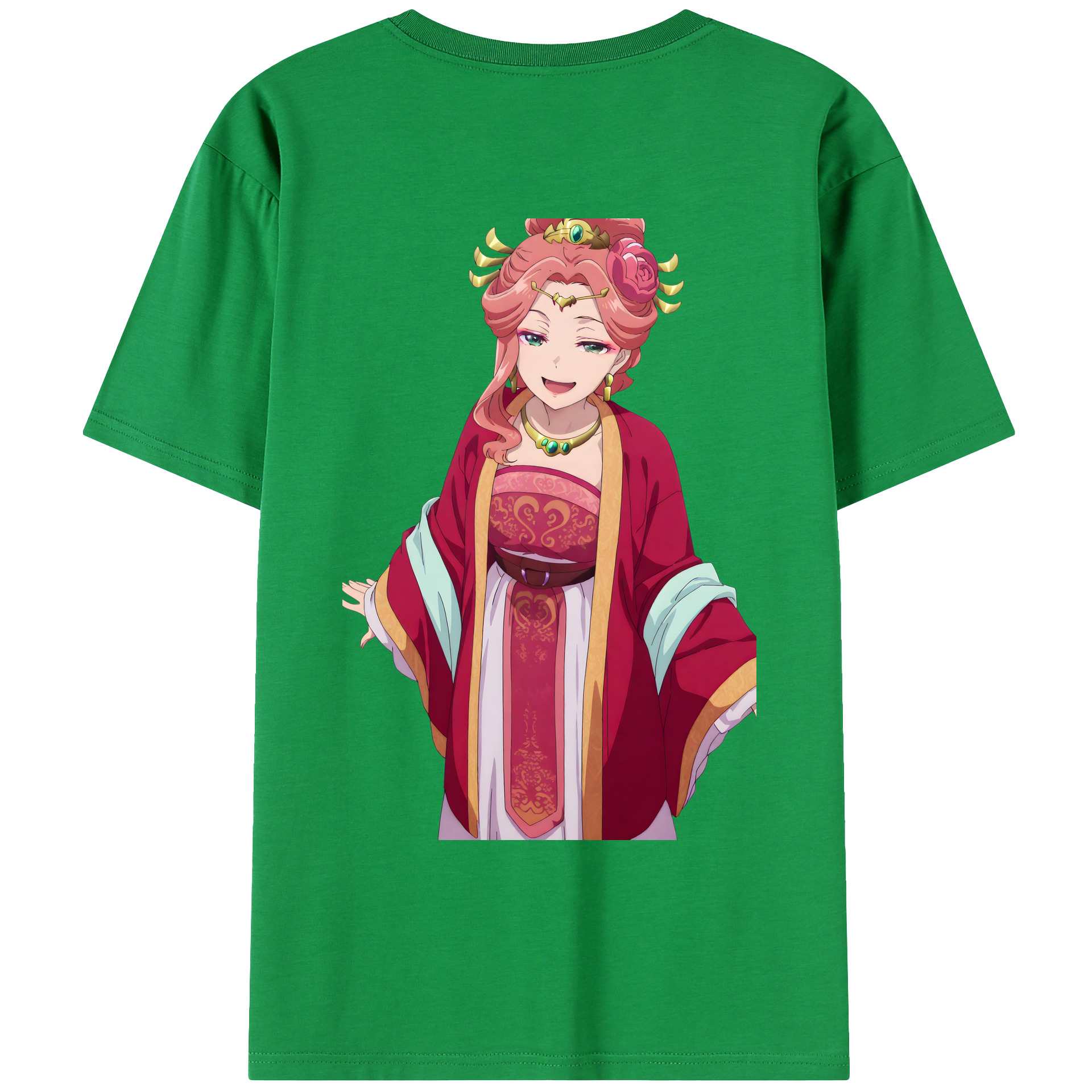 （画像用） 薬屋のひとりごと The Apothecary Diaries 綿100％ メンズ半袖Tシャツ（バックプリント） 通気性