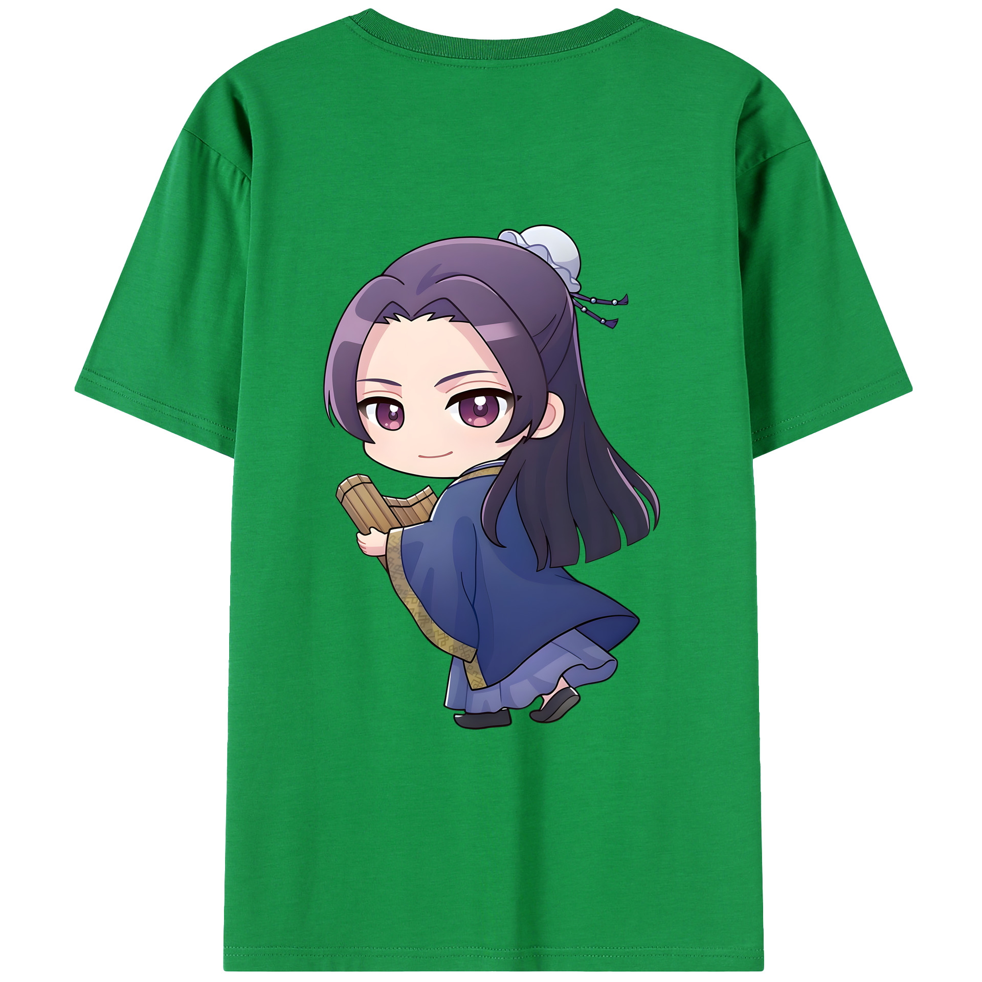 （画像用） 薬屋のひとりごと The Apothecary Diaries 綿100％ メンズ半袖Tシャツ（バックプリント） 通気性