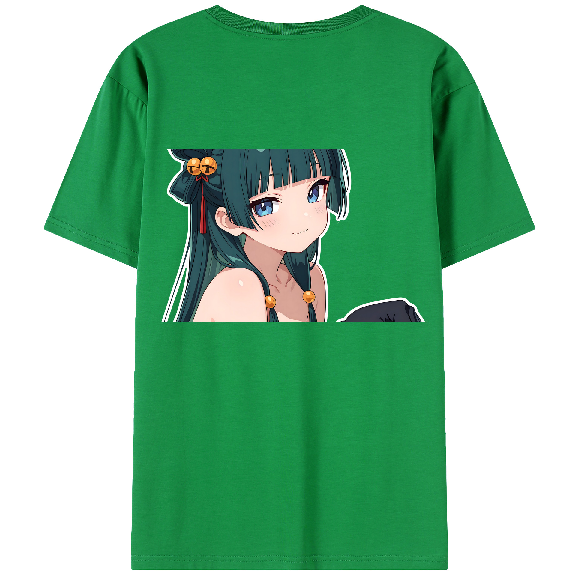 （画像用） 薬屋のひとりごと The Apothecary Diaries 綿100％ メンズ半袖Tシャツ（バックプリント） 通気性