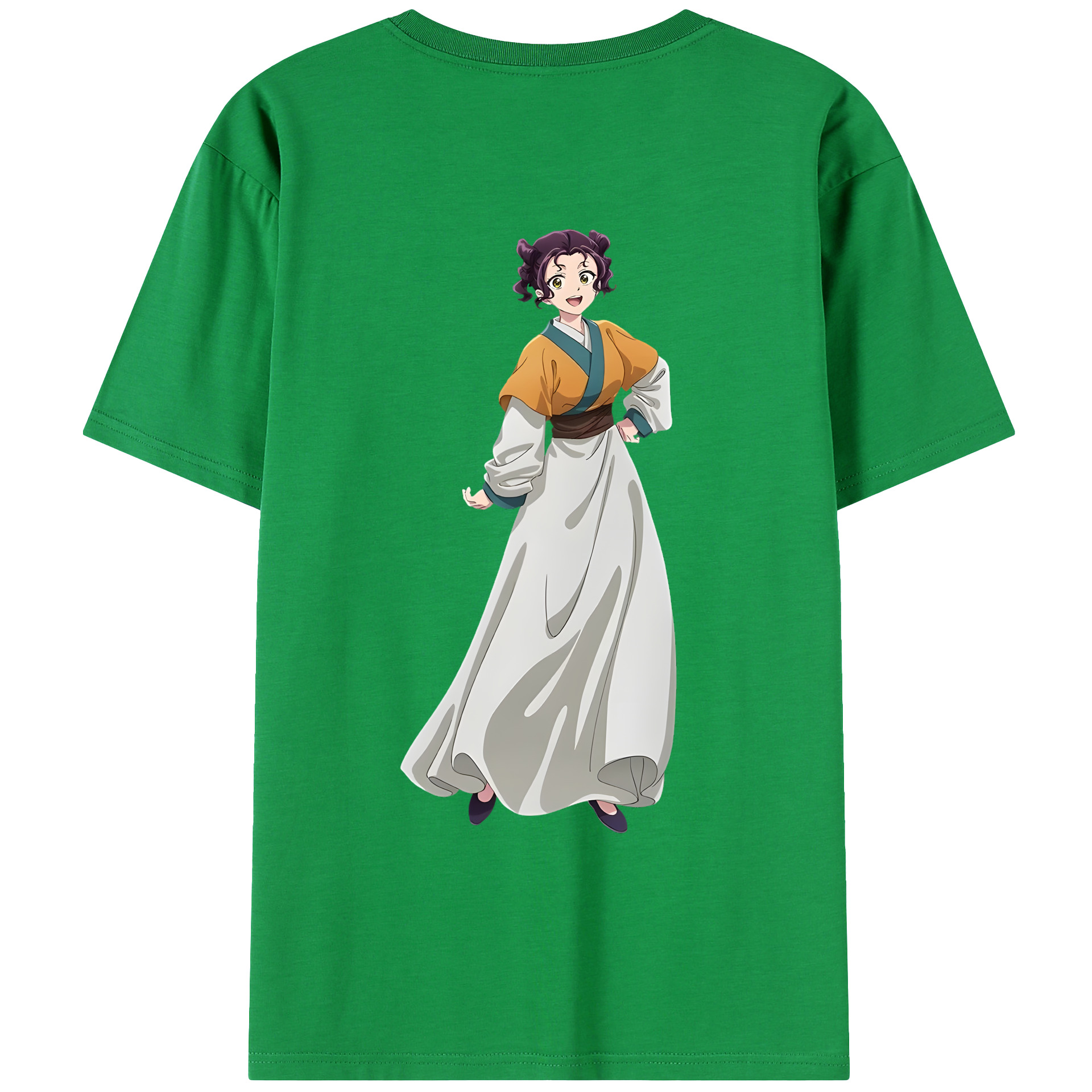 （画像用） 薬屋のひとりごと The Apothecary Diaries 綿100％ メンズ半袖Tシャツ（バックプリント） 通気性