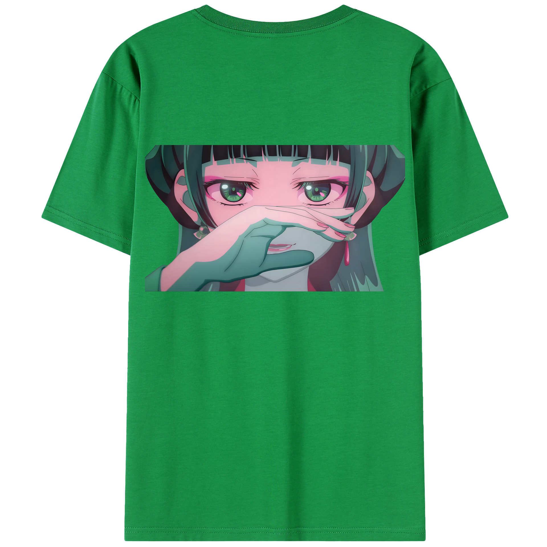（画像用） 薬屋のひとりごと The Apothecary Diaries 綿100％ メンズ半袖Tシャツ（バックプリント） 通気性