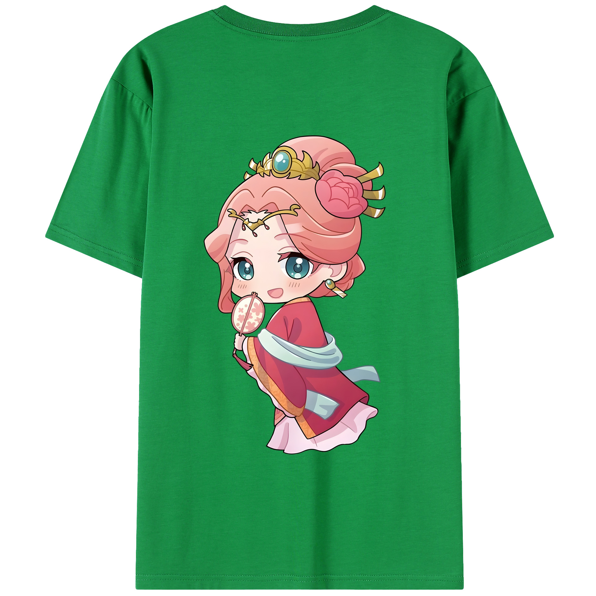 （画像用） 薬屋のひとりごと The Apothecary Diaries 綿100％ メンズ半袖Tシャツ（バックプリント） 通気性