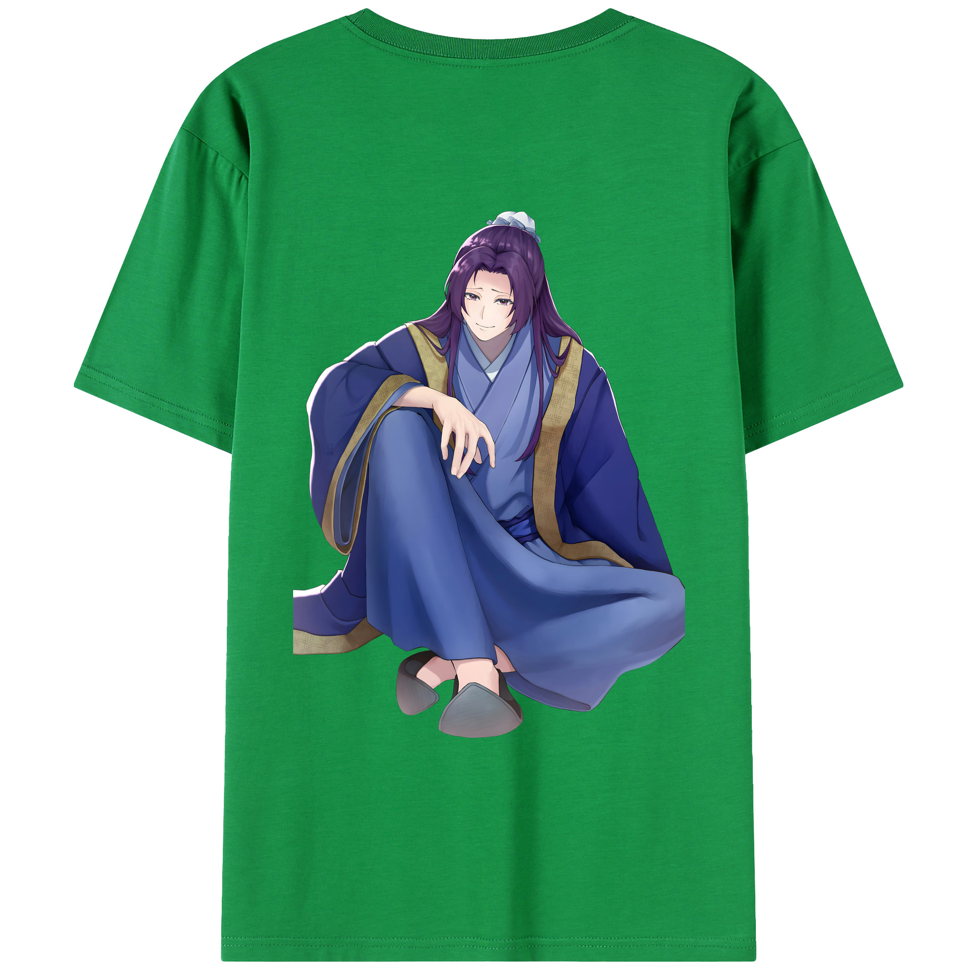 （画像用） 薬屋のひとりごと The Apothecary Diaries 綿100％ メンズ半袖Tシャツ（バックプリント） 通気性
