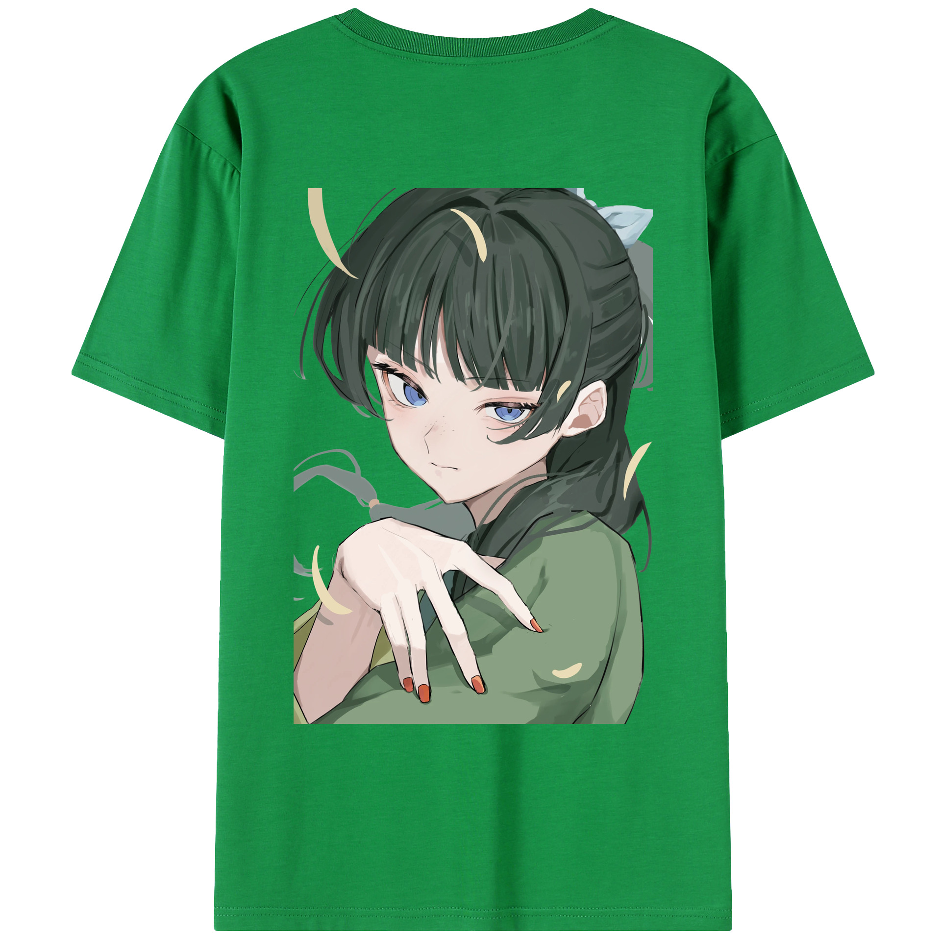 （画像用） 薬屋のひとりごと The Apothecary Diaries 綿100％ メンズ半袖Tシャツ（バックプリント） 通気性