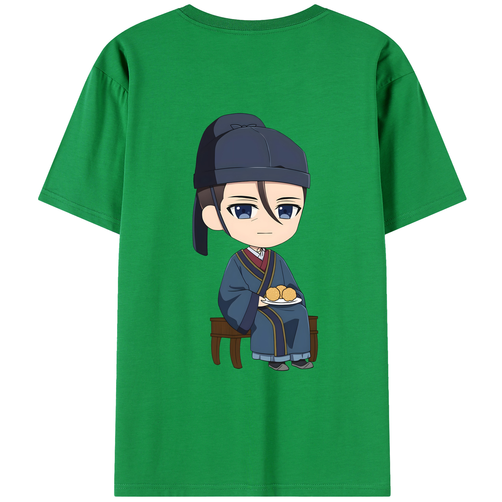 （画像用） 薬屋のひとりごと The Apothecary Diaries 綿100％ メンズ半袖Tシャツ（バックプリント） 通気性