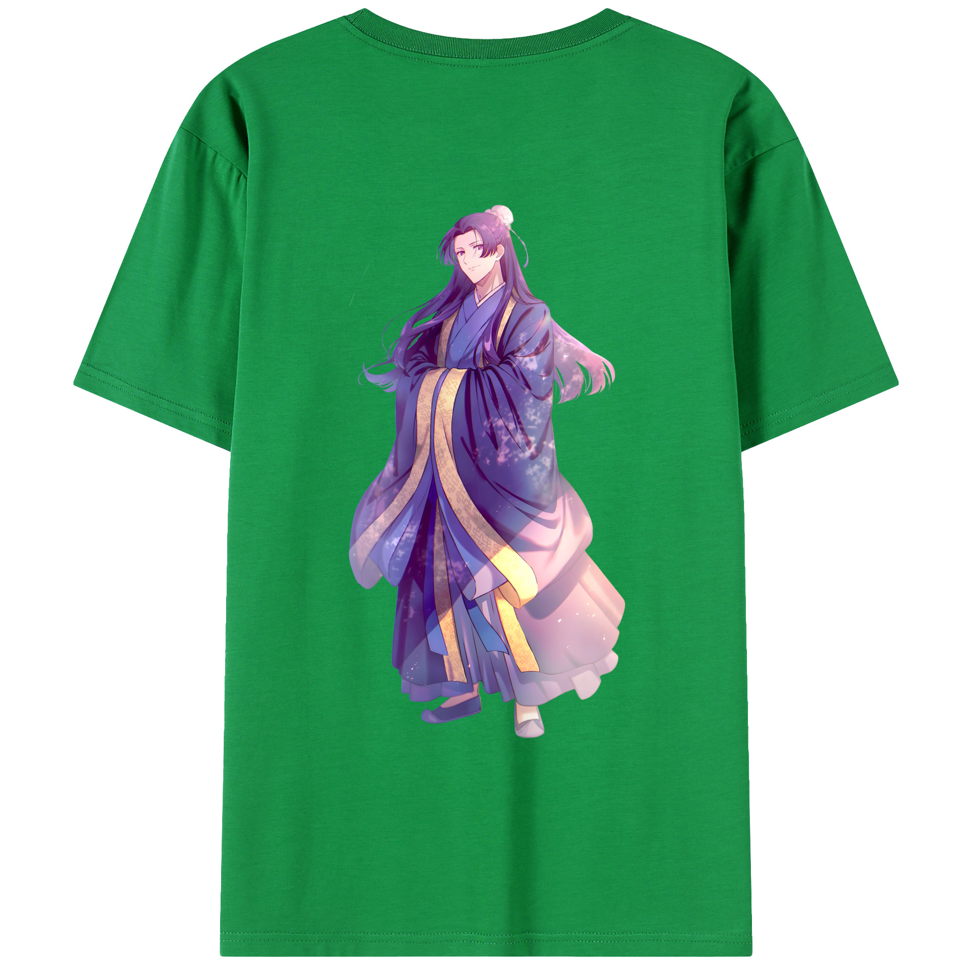 （画像用） 薬屋のひとりごと The Apothecary Diaries 綿100％ メンズ半袖Tシャツ（バックプリント） 通気性