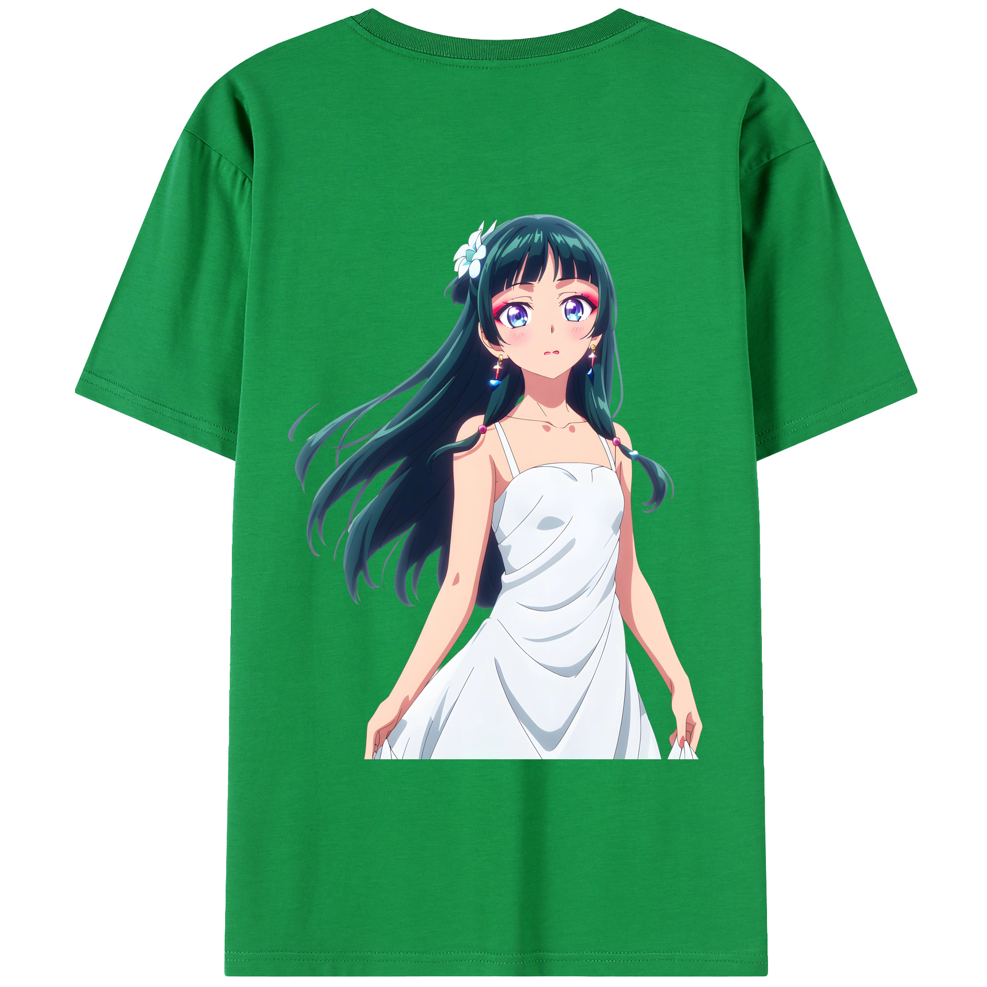 （画像用） 薬屋のひとりごと The Apothecary Diaries 綿100％ メンズ半袖Tシャツ（バックプリント） 通気性