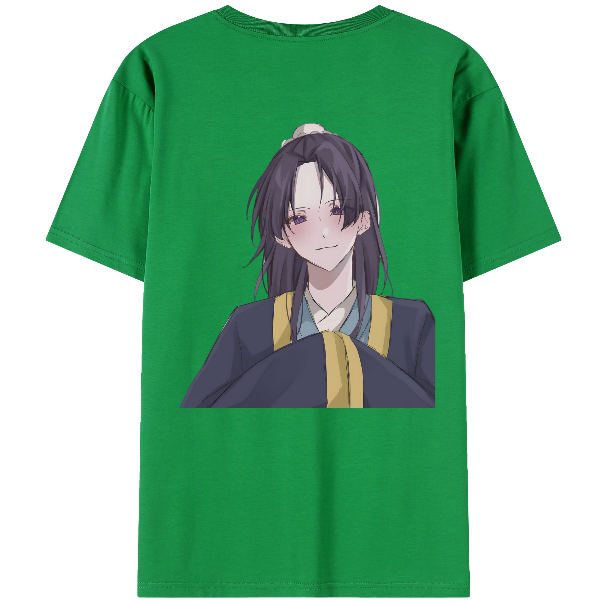 （画像用） 薬屋のひとりごと The Apothecary Diaries 綿100％ メンズ半袖Tシャツ（バックプリント） 通気性