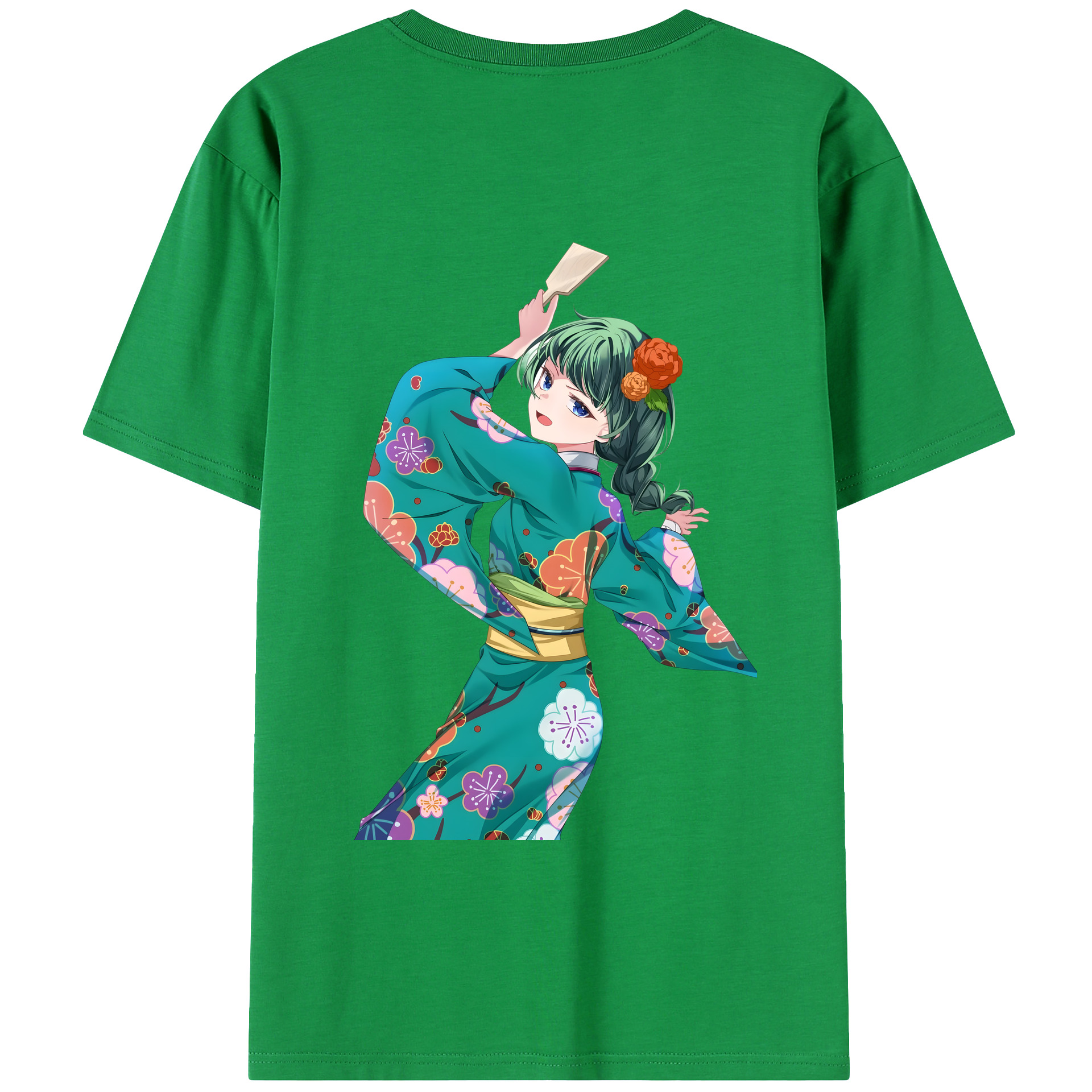 （画像用） 薬屋のひとりごと The Apothecary Diaries 綿100％ メンズ半袖Tシャツ（バックプリント） 通気性
