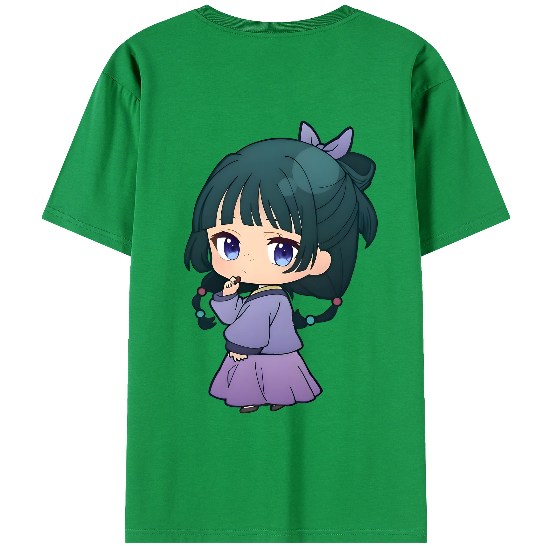 （画像用） 薬屋のひとりごと The Apothecary Diaries 綿100％ メンズ半袖Tシャツ（バックプリント） 通気性