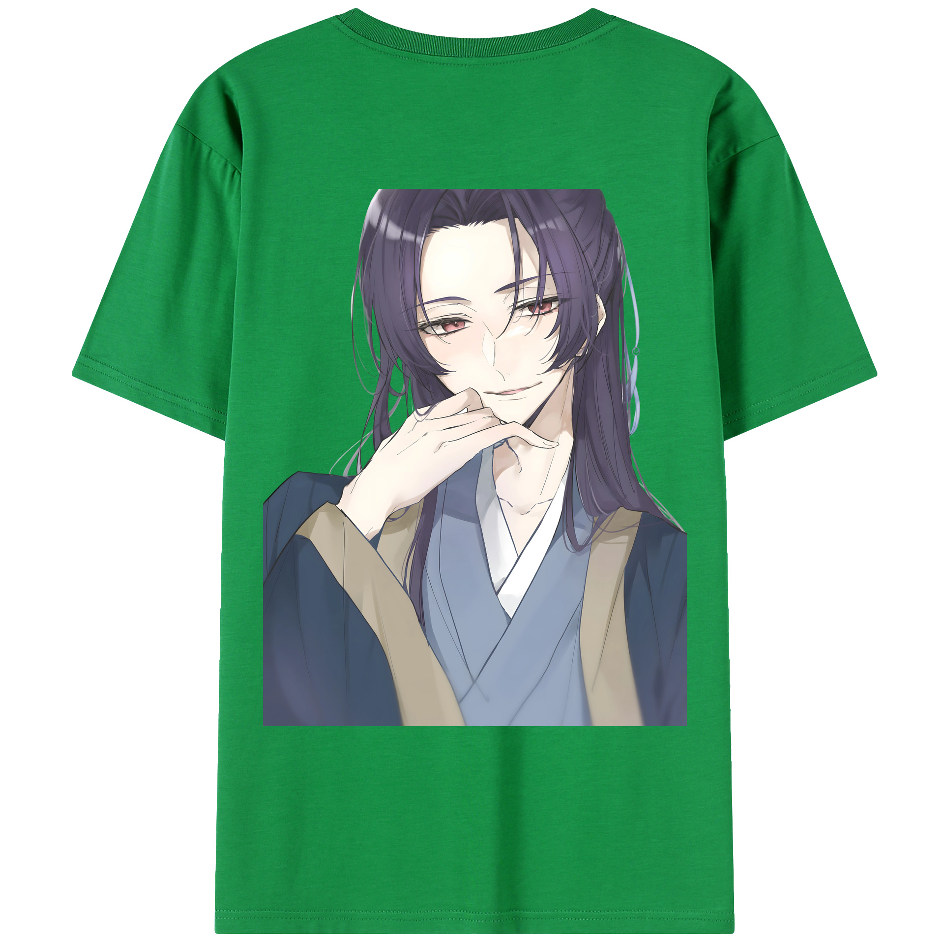 （画像用） 薬屋のひとりごと The Apothecary Diaries 綿100％ メンズ半袖Tシャツ（バックプリント） 通気性