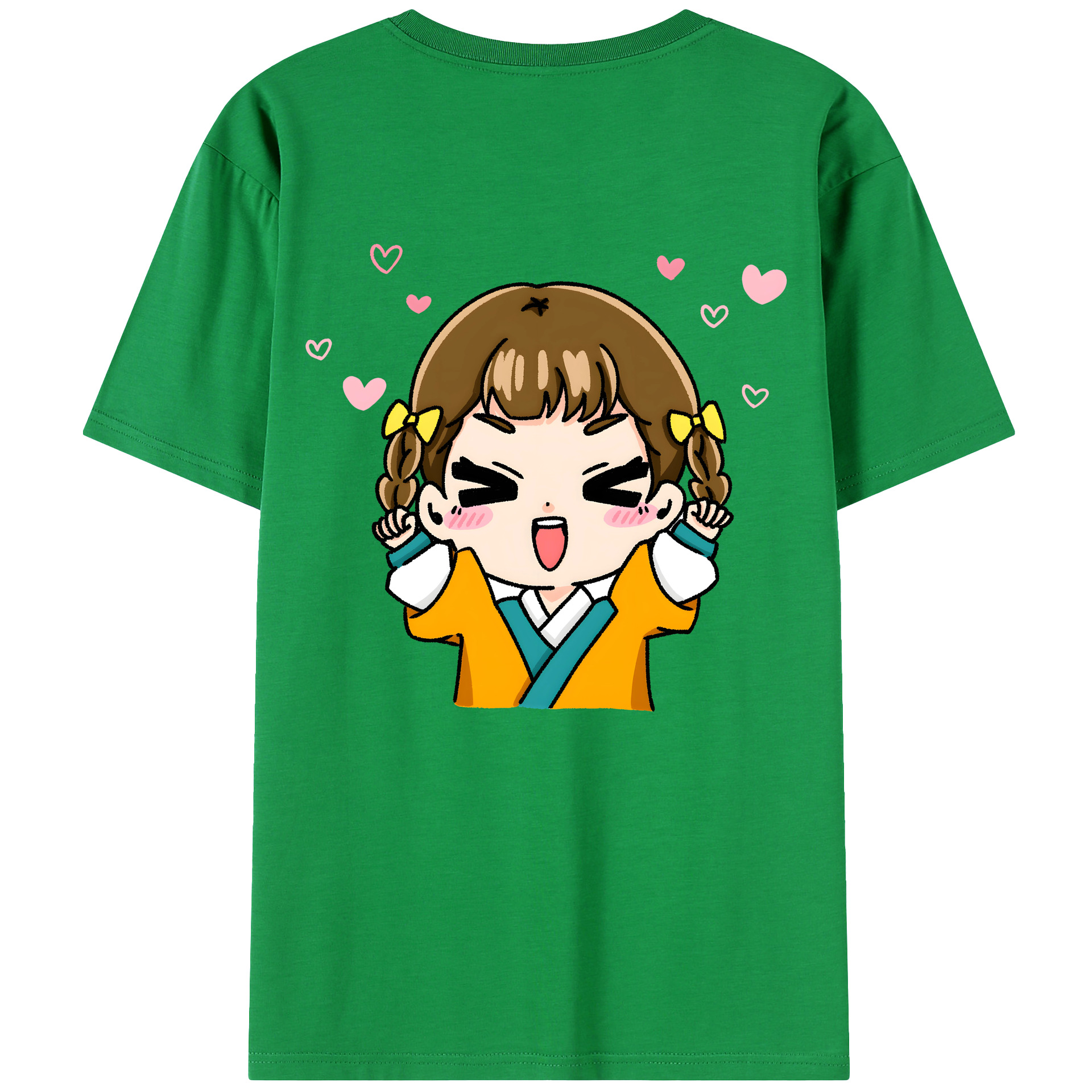 （画像用） 薬屋のひとりごと The Apothecary Diaries 綿100％ メンズ半袖Tシャツ（バックプリント） 通気性