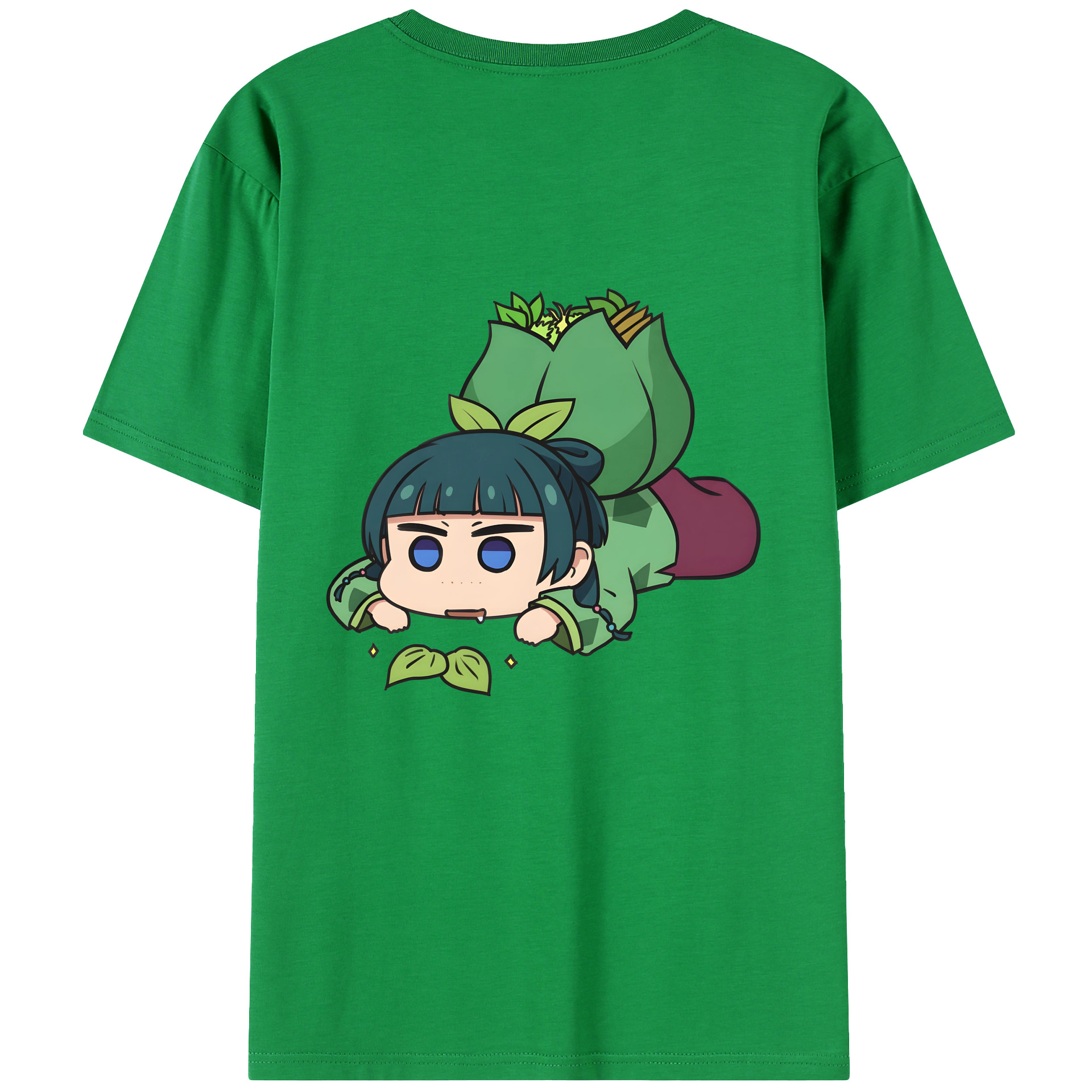 （画像用） 薬屋のひとりごと The Apothecary Diaries 綿100％ メンズ半袖Tシャツ（バックプリント） 通気性