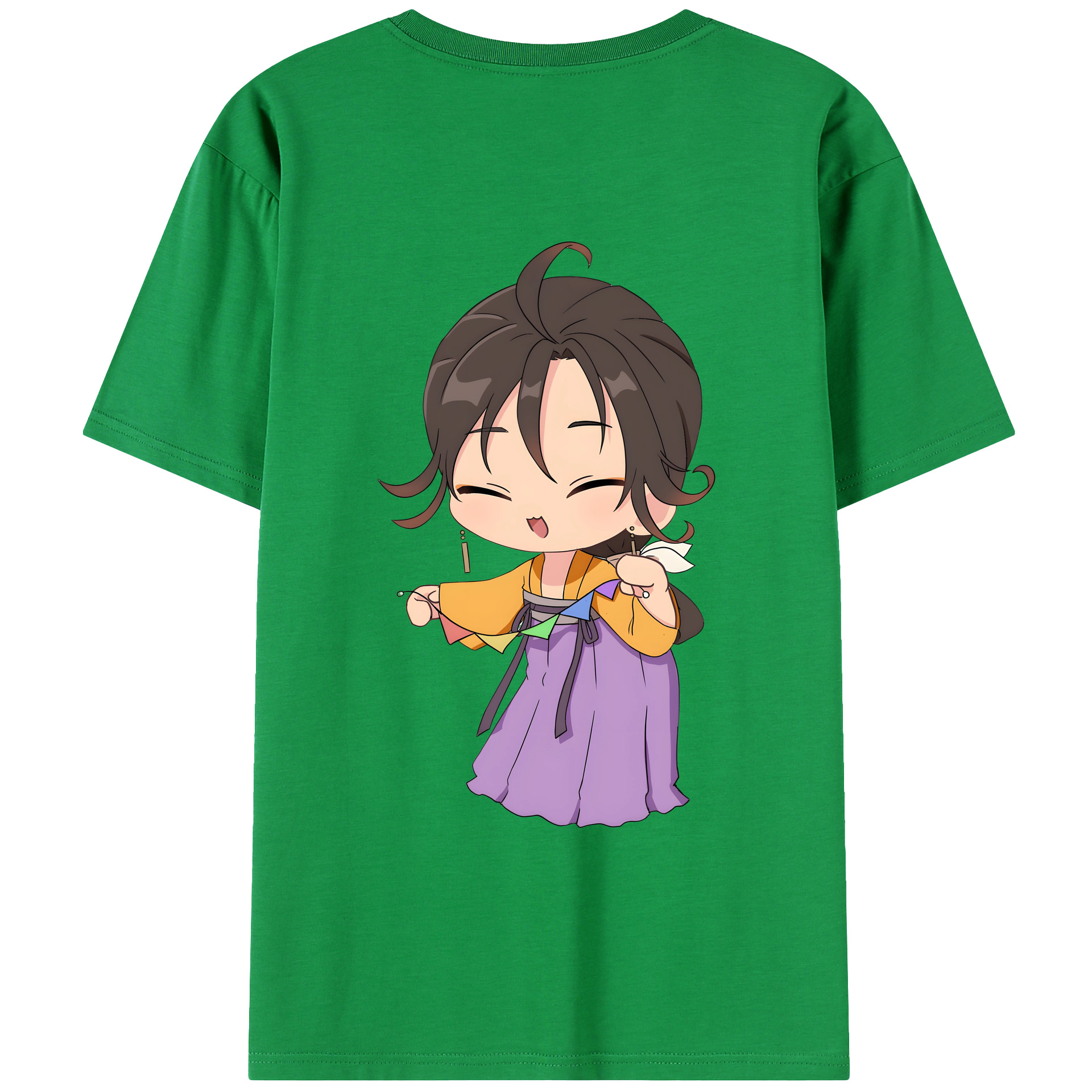 （画像用） 薬屋のひとりごと The Apothecary Diaries 綿100％ メンズ半袖Tシャツ（バックプリント） 通気性