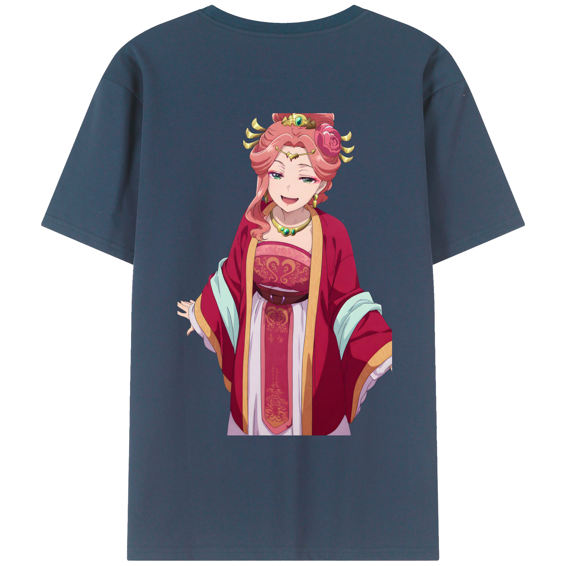 （画像用） 薬屋のひとりごと The Apothecary Diaries 綿100％ メンズ半袖Tシャツ（バックプリント） 通気性