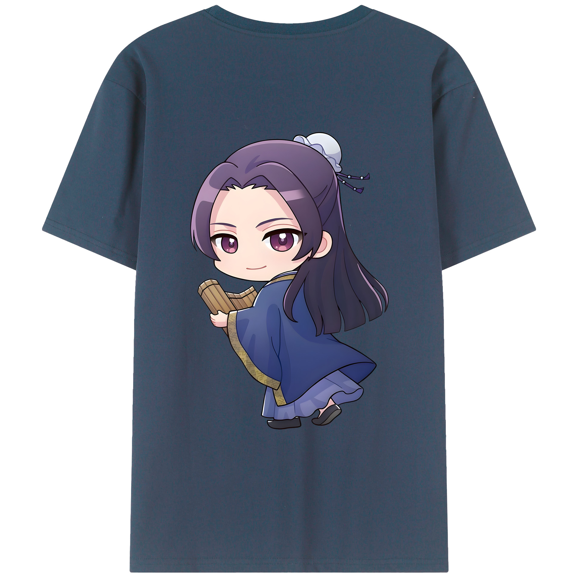 （画像用） 薬屋のひとりごと The Apothecary Diaries 綿100％ メンズ半袖Tシャツ（バックプリント） 通気性