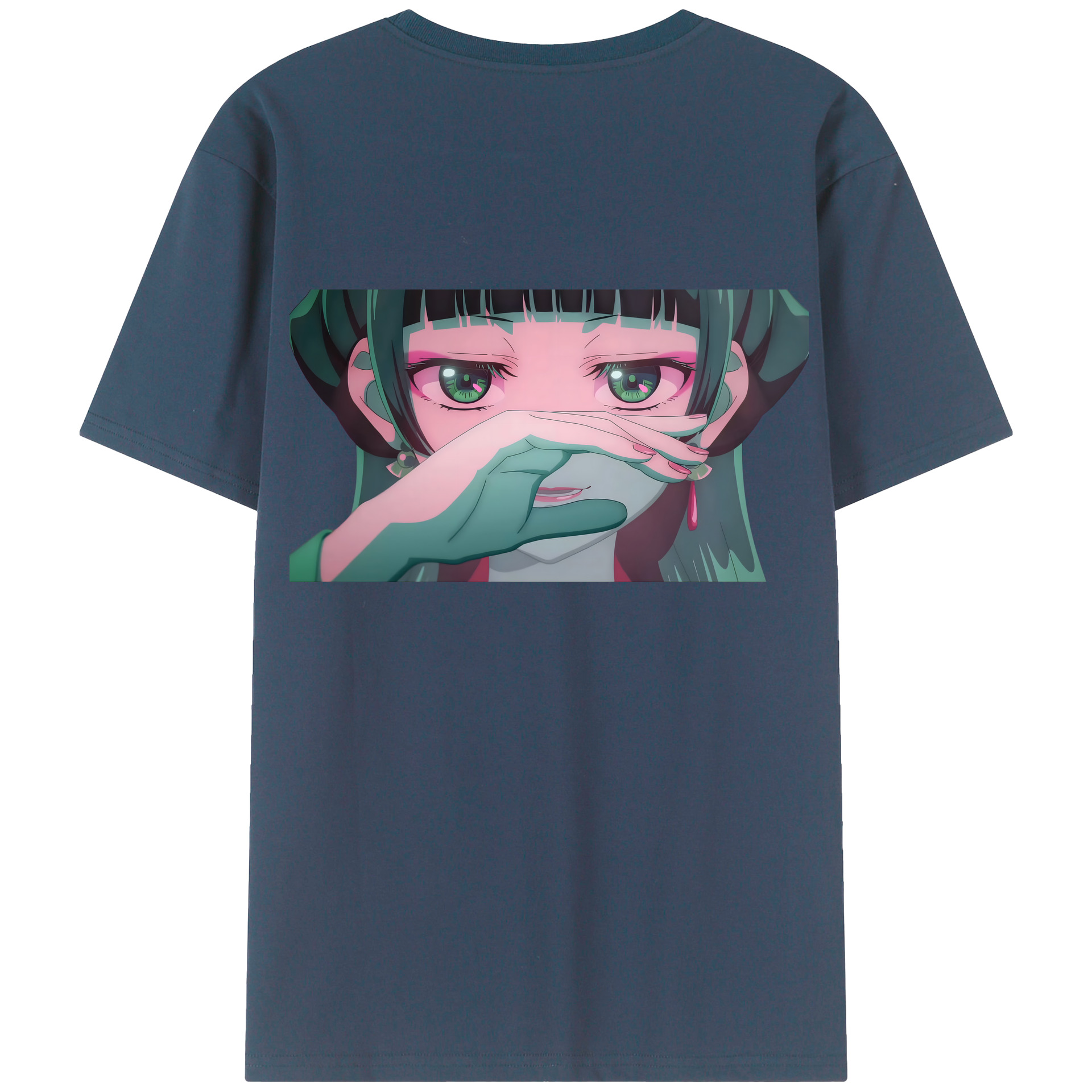 （画像用） 薬屋のひとりごと The Apothecary Diaries 綿100％ メンズ半袖Tシャツ（バックプリント） 通気性