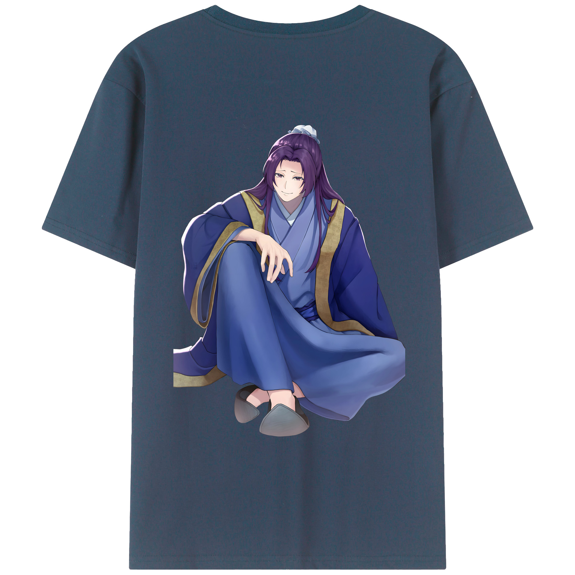 （画像用） 薬屋のひとりごと The Apothecary Diaries 綿100％ メンズ半袖Tシャツ（バックプリント） 通気性