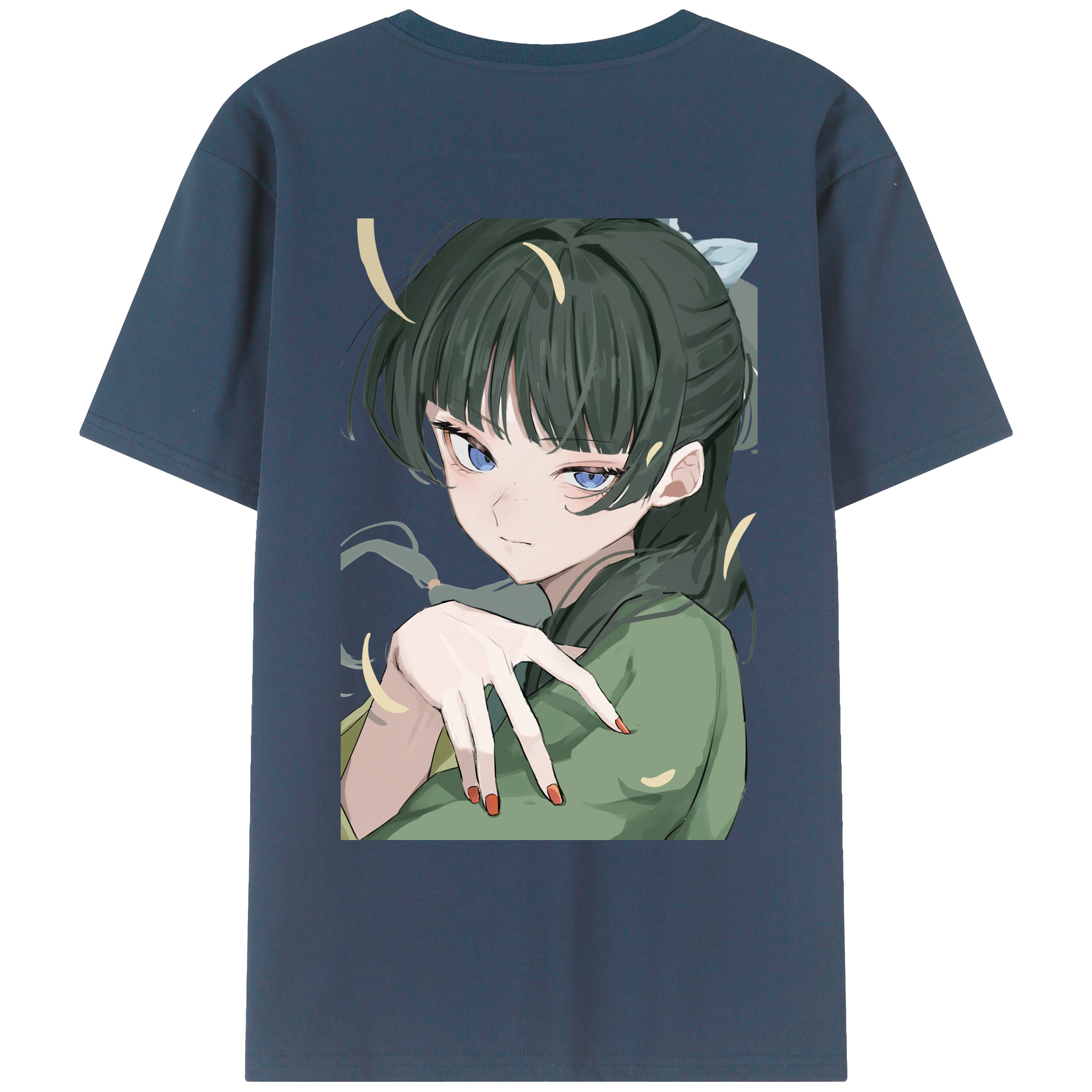 （画像用） 薬屋のひとりごと The Apothecary Diaries 綿100％ メンズ半袖Tシャツ（バックプリント） 通気性