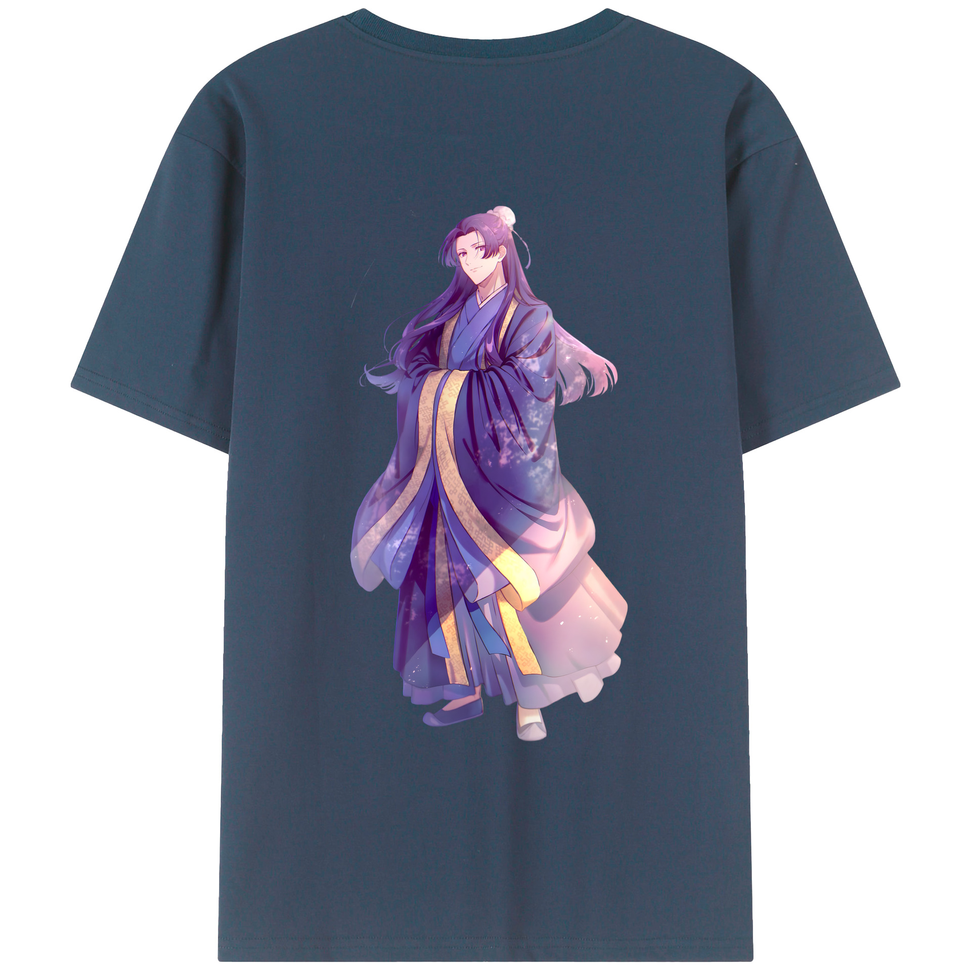 （画像用） 薬屋のひとりごと The Apothecary Diaries 綿100％ メンズ半袖Tシャツ（バックプリント） 通気性