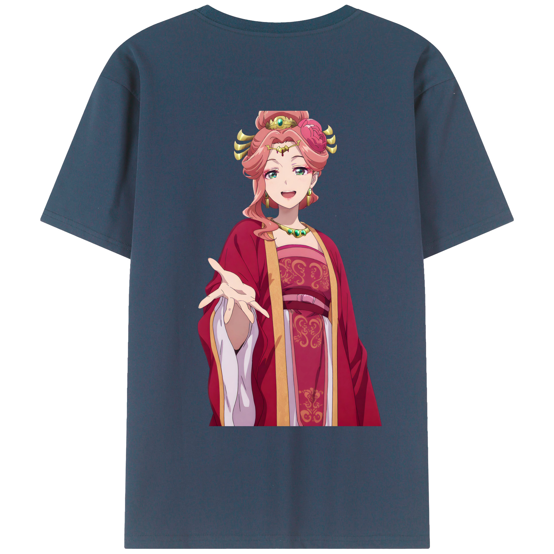 （画像用） 薬屋のひとりごと The Apothecary Diaries 綿100％ メンズ半袖Tシャツ（バックプリント） 通気性